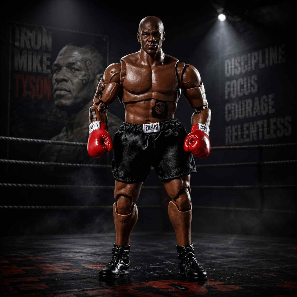 Mike Tyson with Tattoo Final Round Action Figure Storm Collectibles