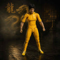 Bruce Lee Yellow Tracksuit Action Figure | Collectible Figure with Nunchaku