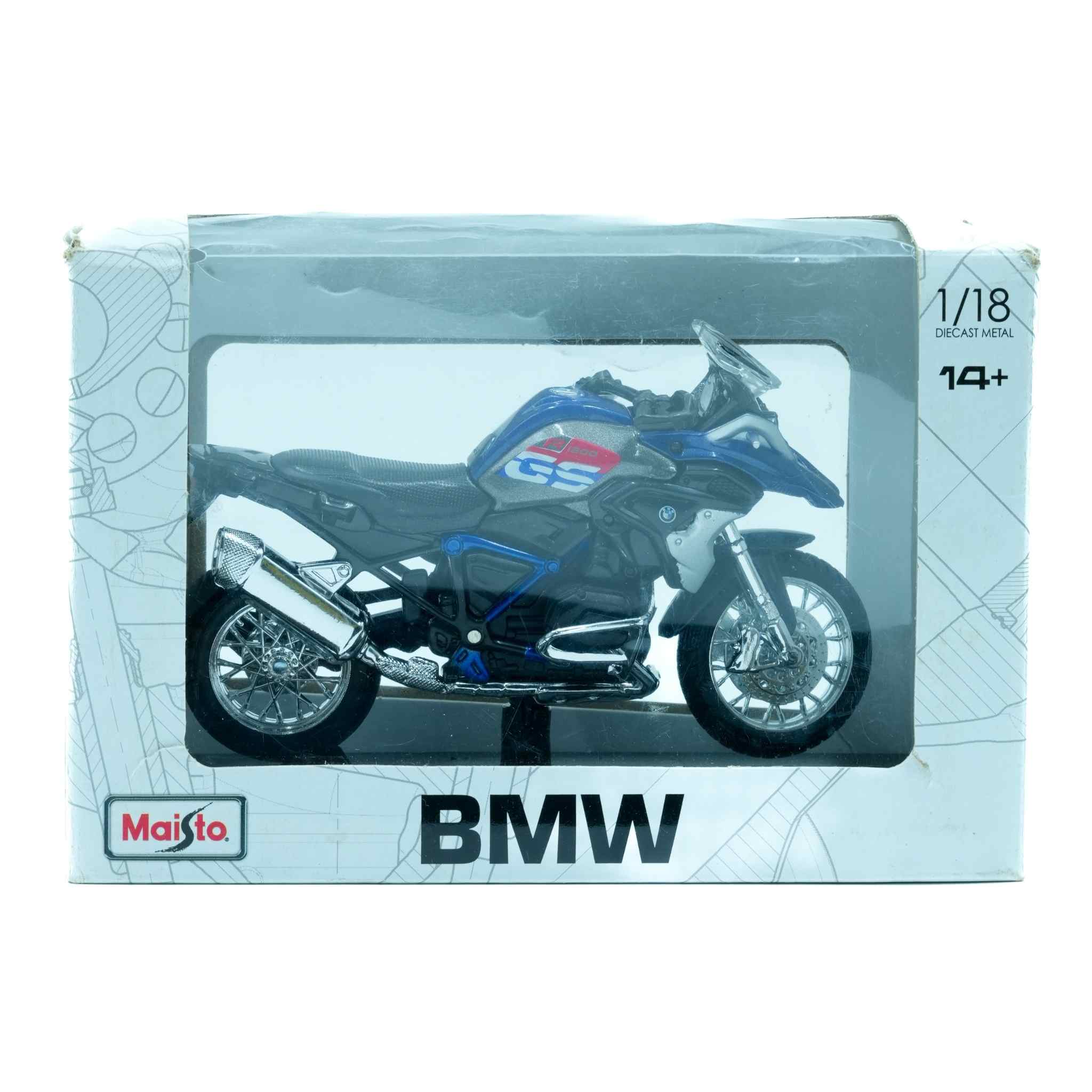 BMW R 1250 GS Diecast Bike Model Adventure Motorcycle Collectible Display 4 