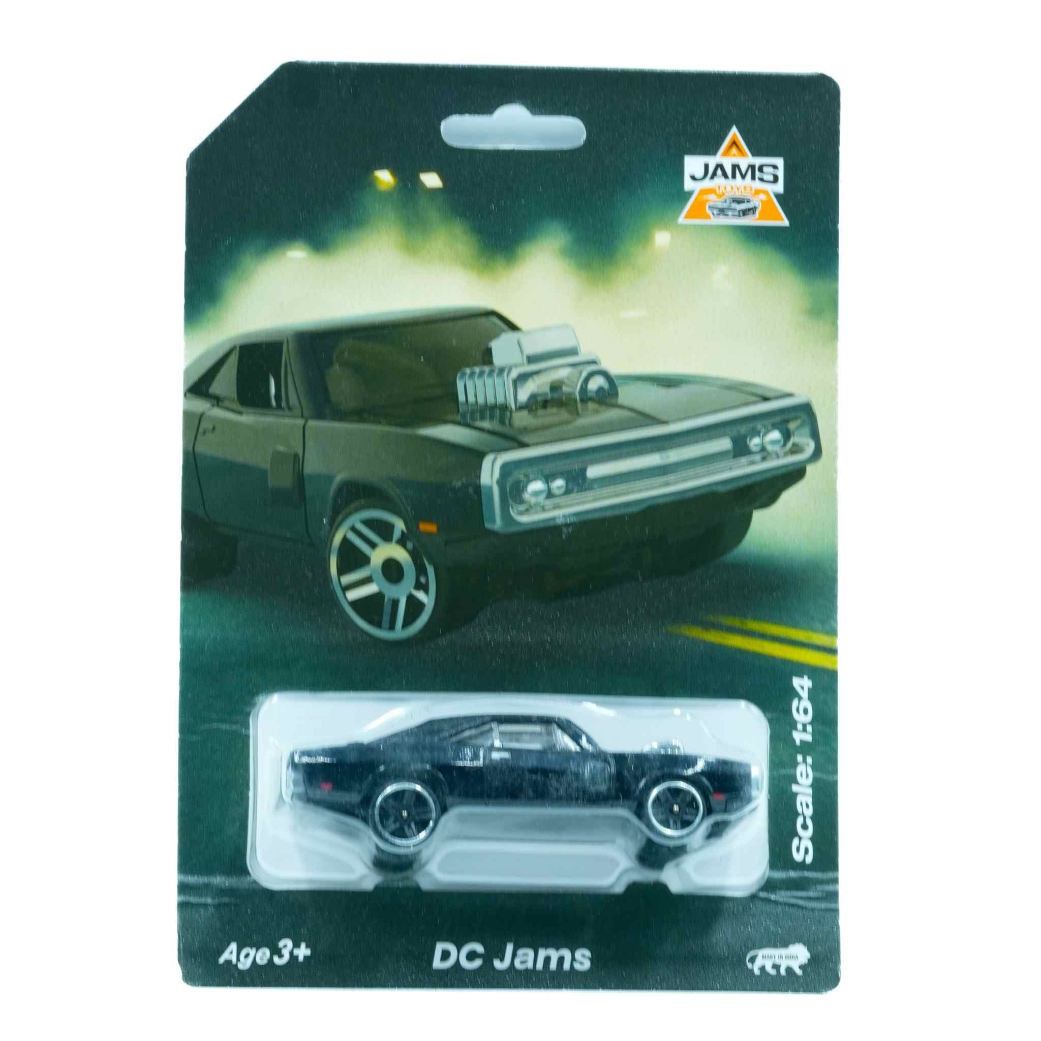 Black Dodge Style Metal Pull Back Diecast Car Toy Collectible Model 4 