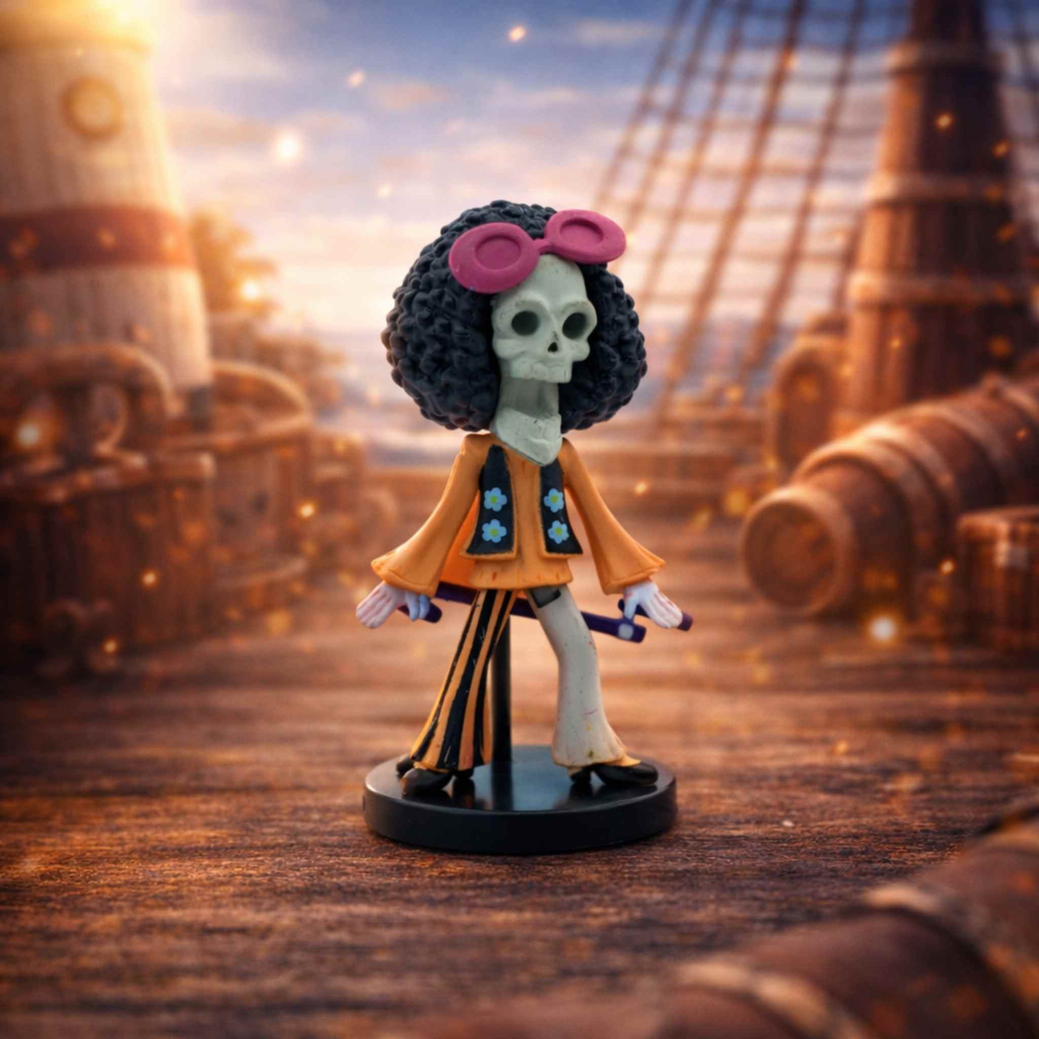 Brook Musician Style Mini Figure One Piece Skeleton Figure 1 Collectibles