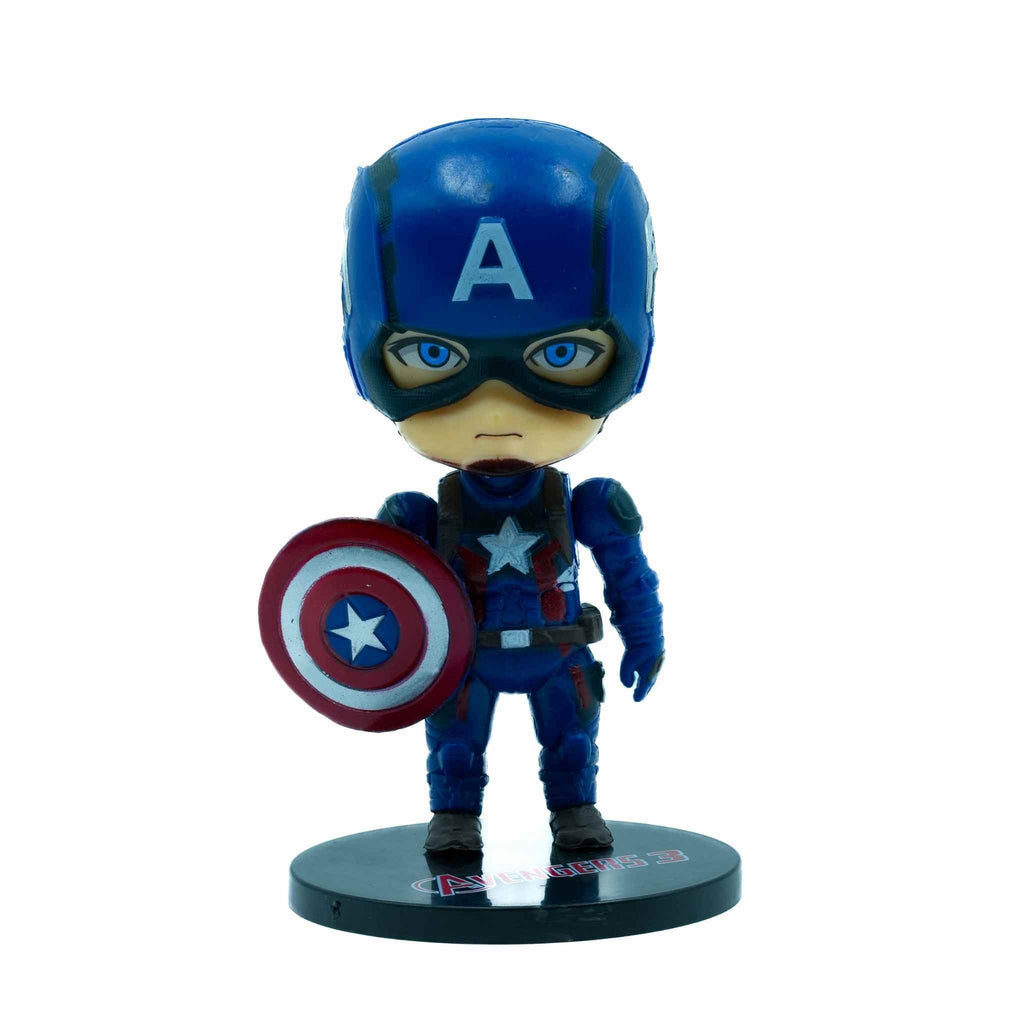 Captain America Shield Hero Avengers Marvel Chibi Figure Collectible 2 