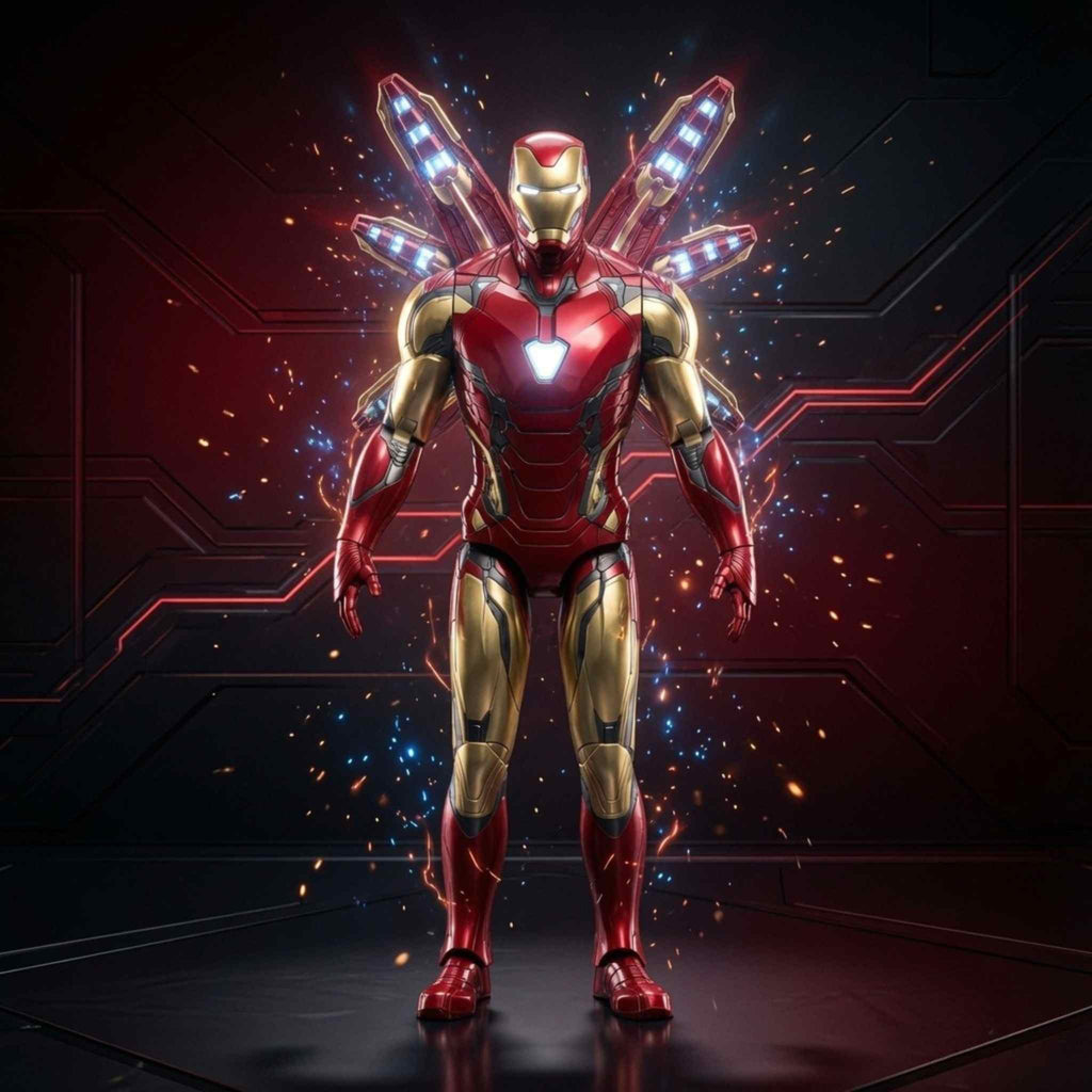 ZD Toys Marvel Avengers Endgame Iron Man Mark 85 action figure