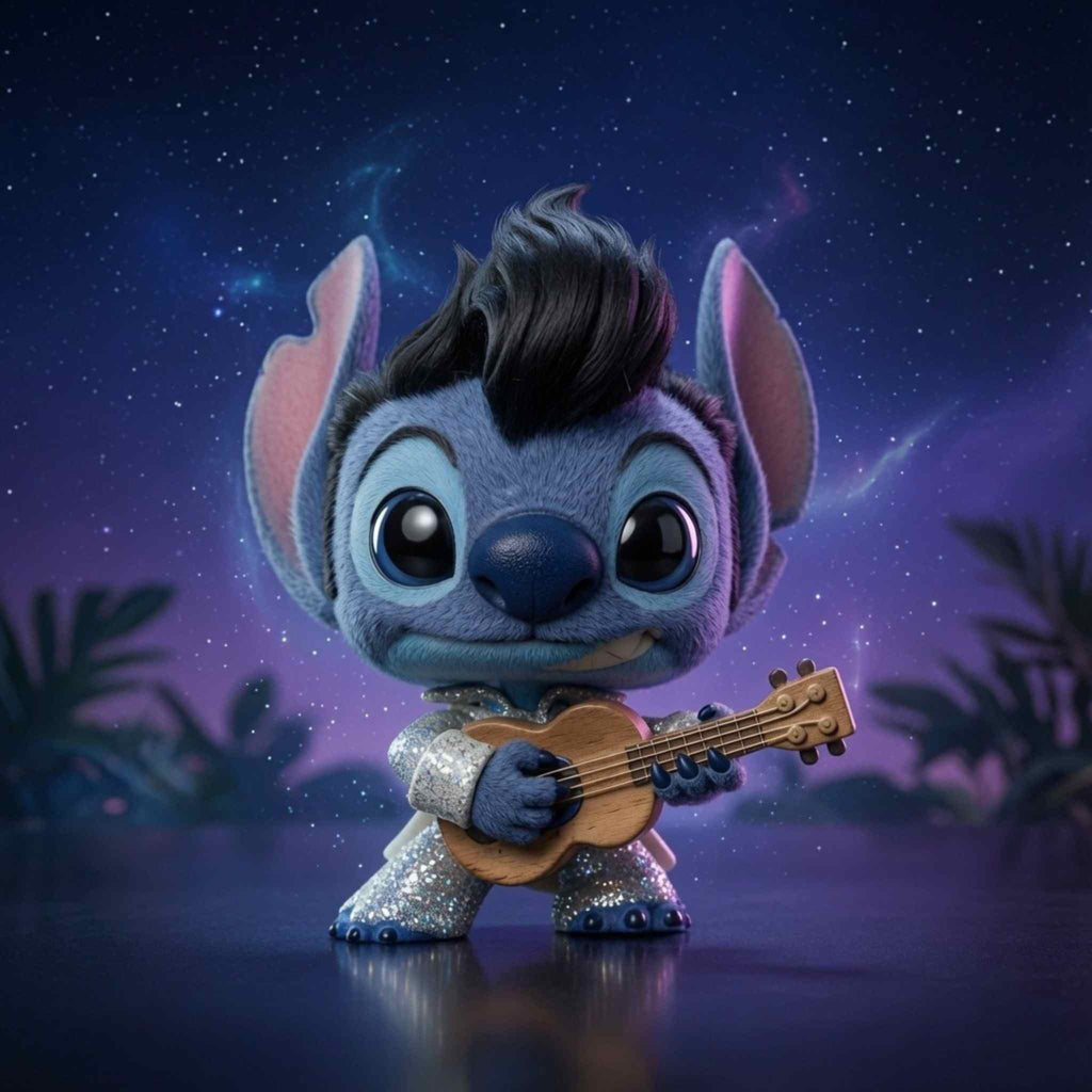 Disney Lilo & Stitch Elvis Stitch Funko Pop 127 Rare Grail