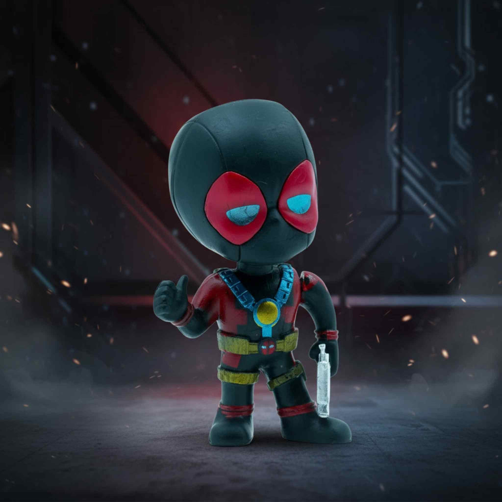 Cute Death Pool Mini Figure Marvel Collectible Toy 1 Collectibles