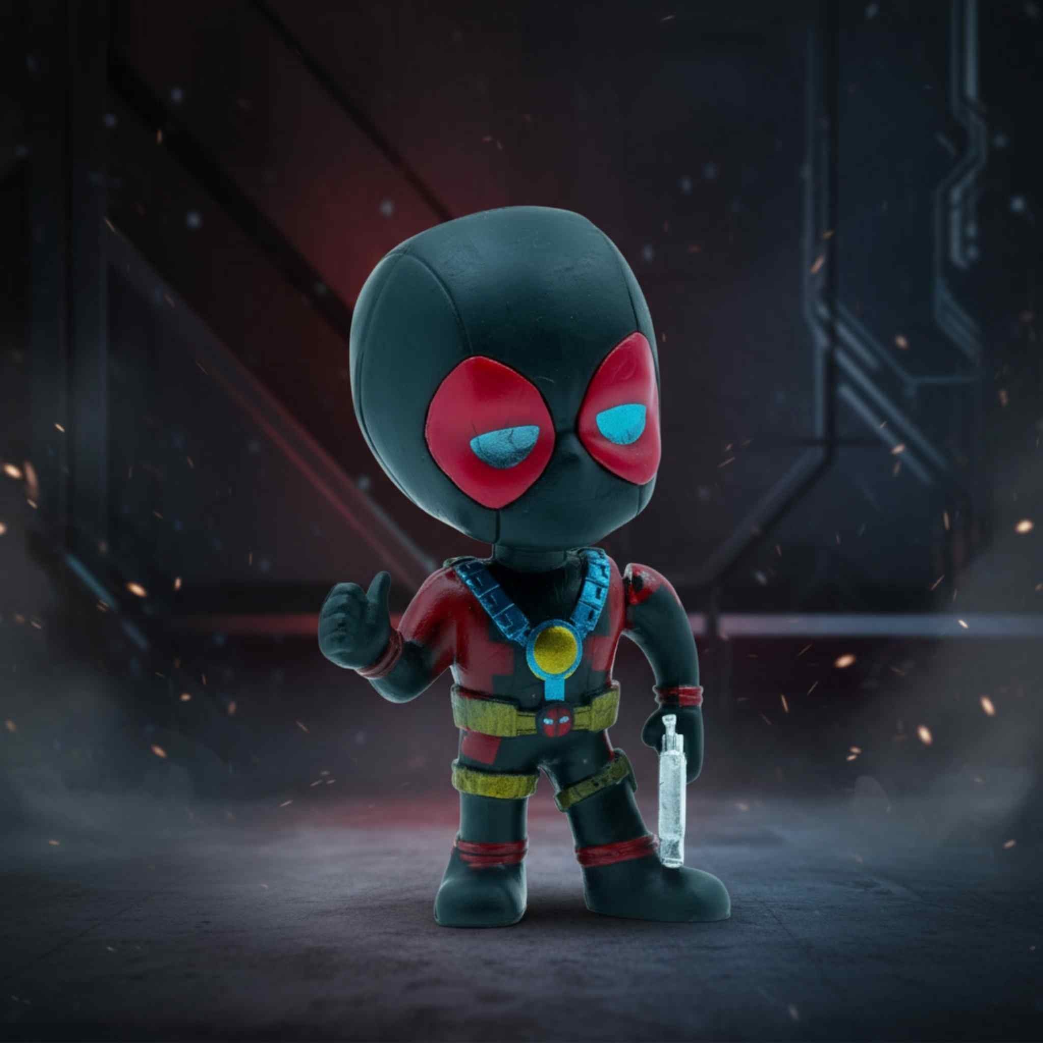 Cute Death Pool Mini Figure Marvel Collectible Toy 1 Collectibles