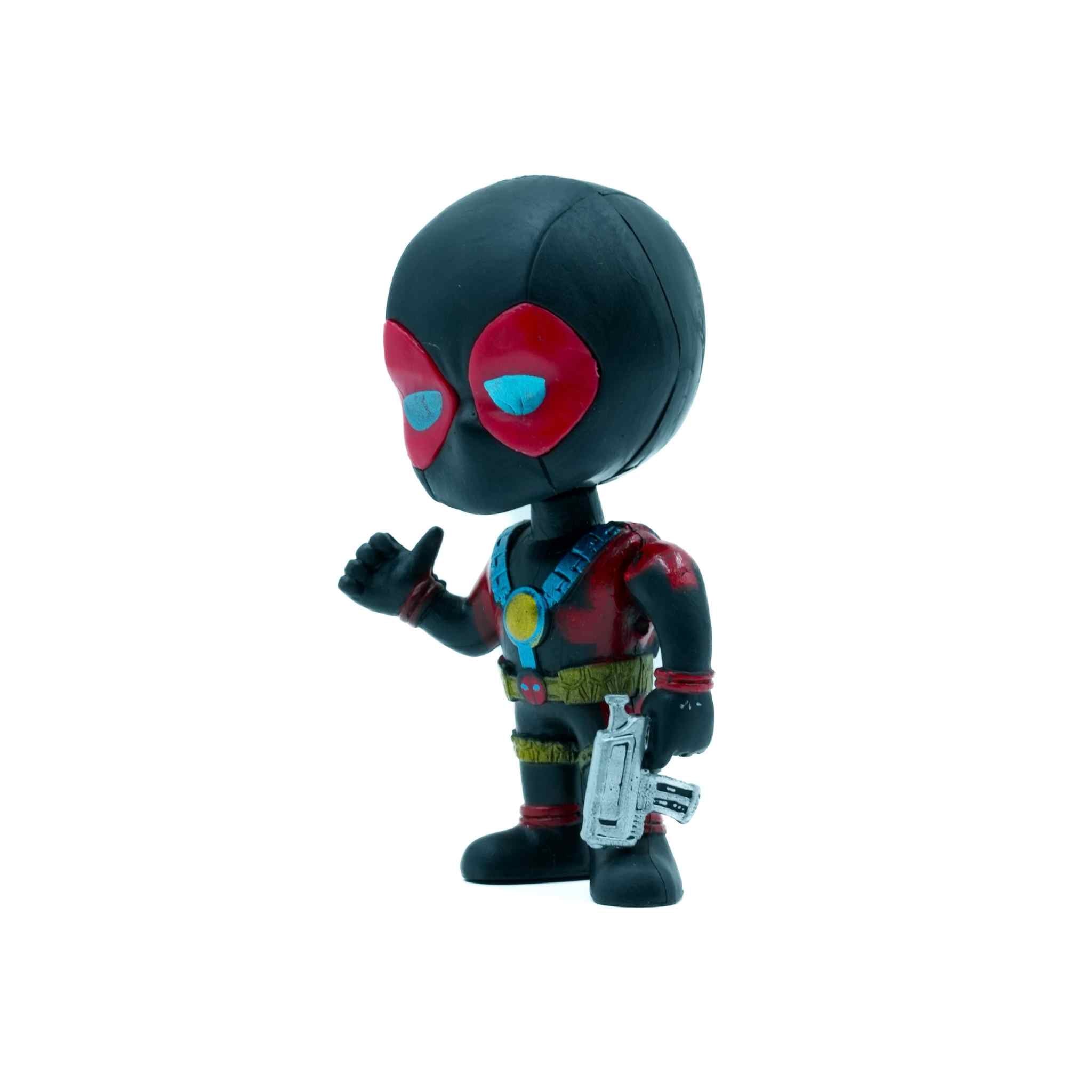 Cute Death Pool Mini Figure Marvel Collectible Toy 3 