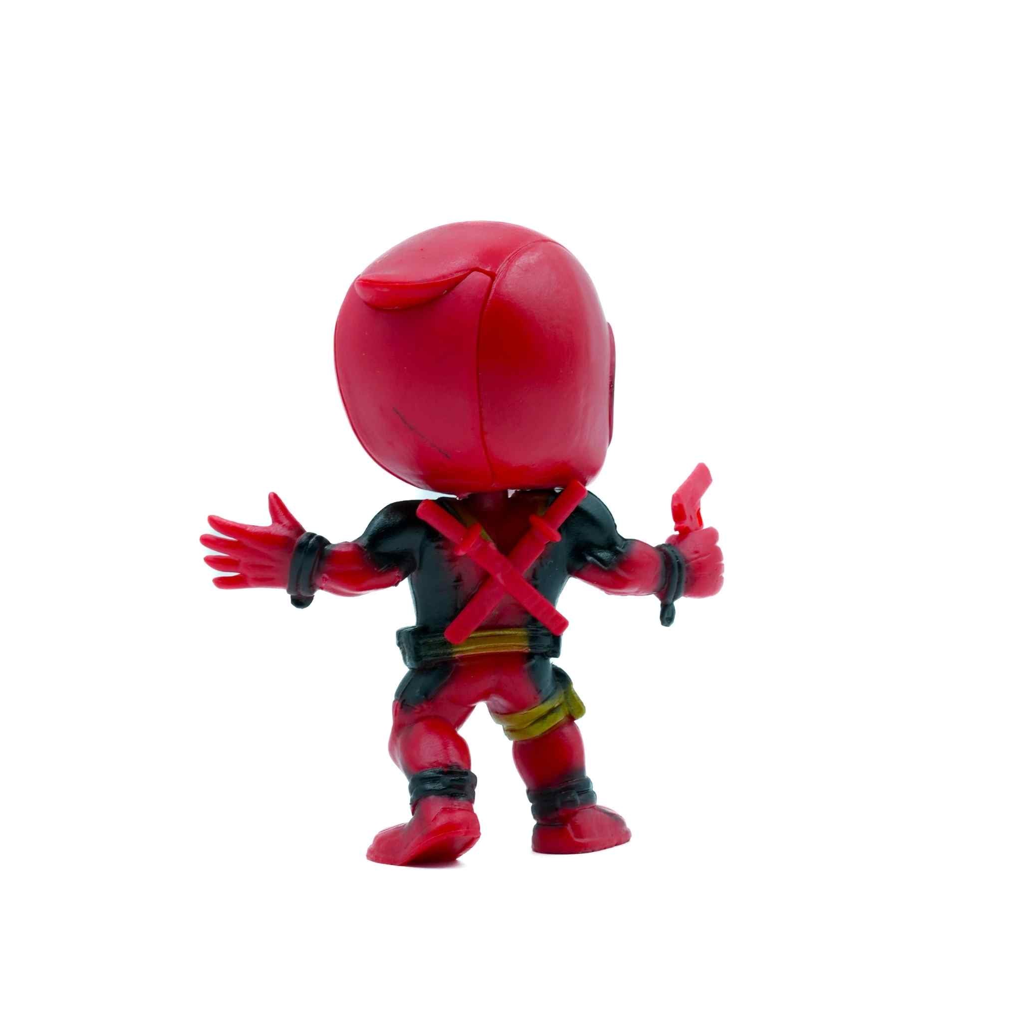 Deadpool Mini Action Figurine Gun Pose Marvel Superhero Collectible Toy 4 