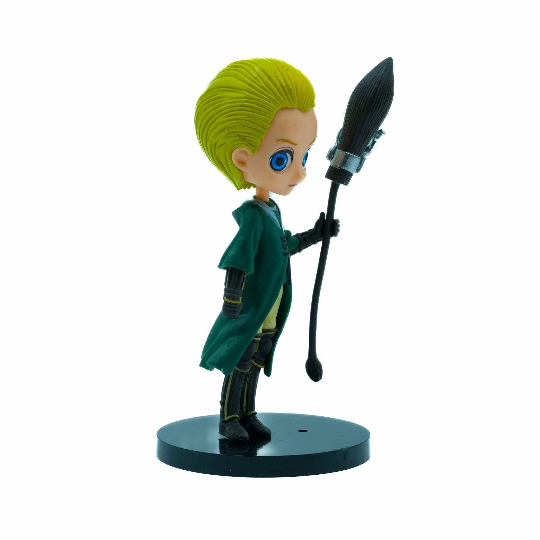 Draco Malfoy Slytherin Broom Figure Mini Collectible Toy 3 