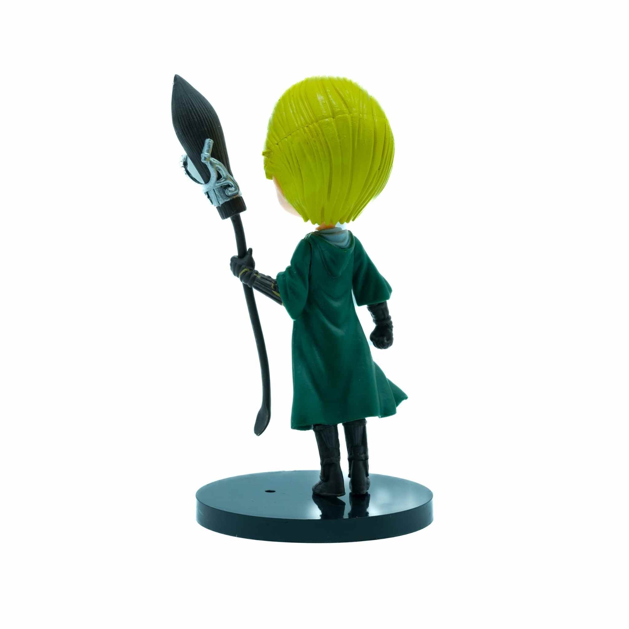 Draco Malfoy Slytherin Broom Figure Mini Collectible Toy 4 