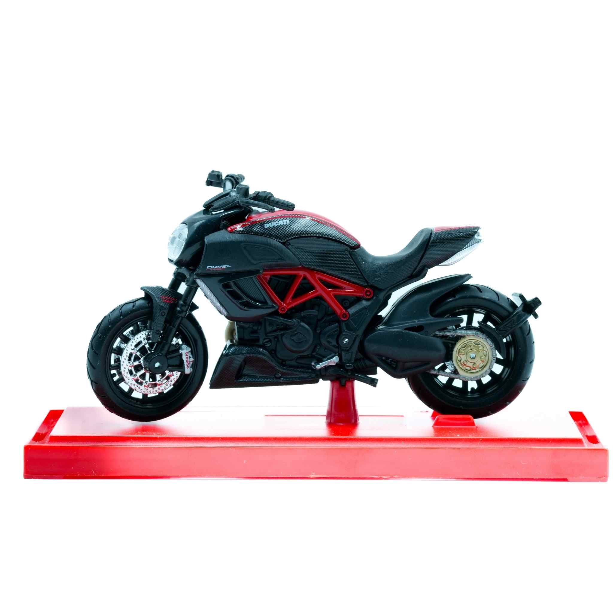 Ducati Diavel Diecast Bike Model Sports Motorcycle Collectible Display 2 