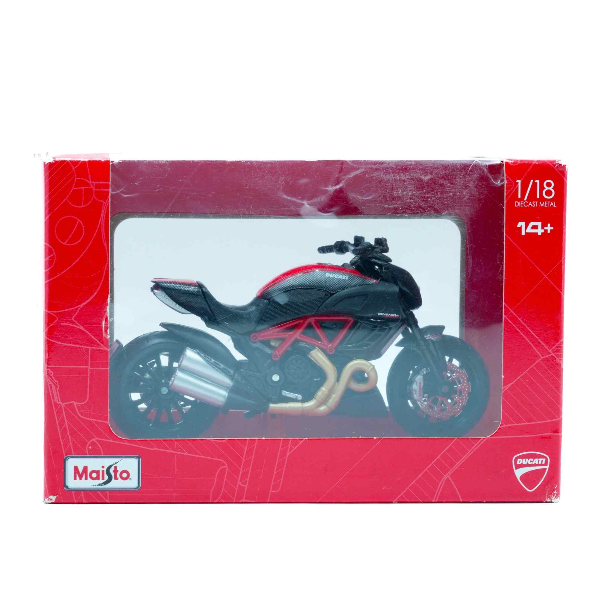 Ducati Diavel Diecast Bike Model Sports Motorcycle Collectible Display 4 