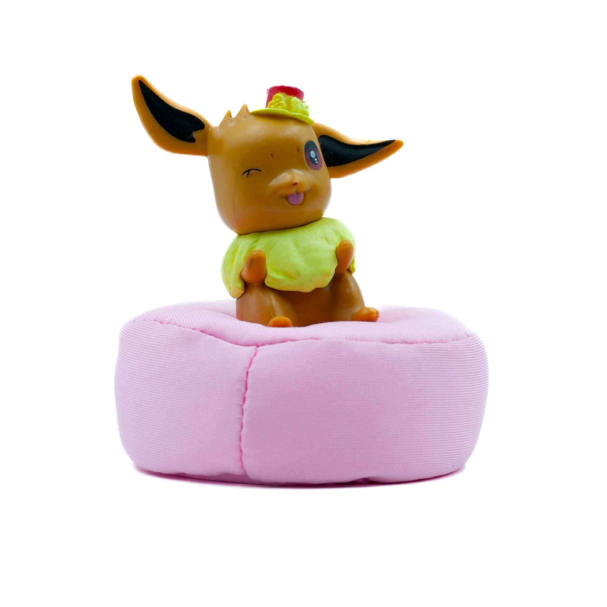 Eevee Cute Sitting Mini Pokémon Figurine Cushion Style Toy 2 