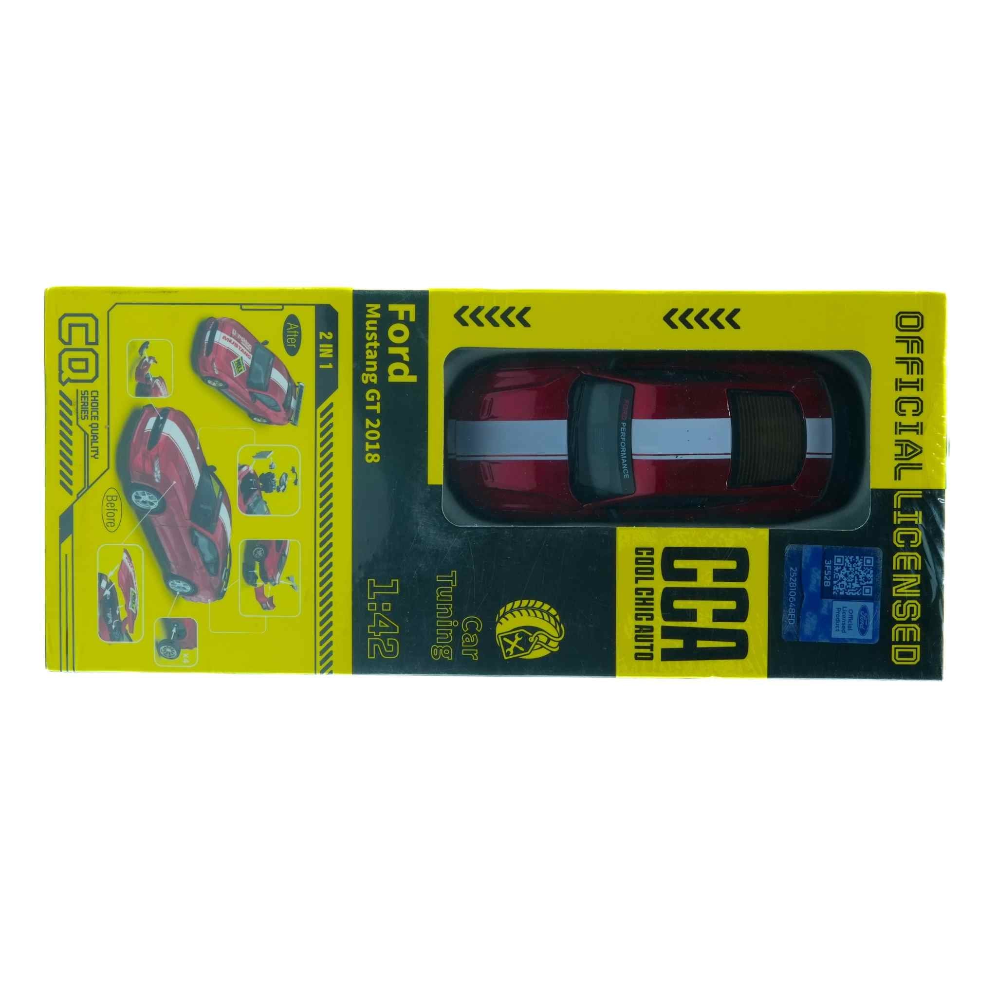 Ford Mustang GT 2018 Diecast Car Model 1:42 Scale Sports Car Miniature Collectible Display 3 