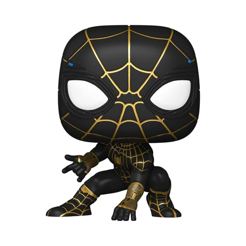 Funko Pop! Marvel Spider-Man: No Way Home Black & Gold Suit Spider-Man Bobble-Head Figure