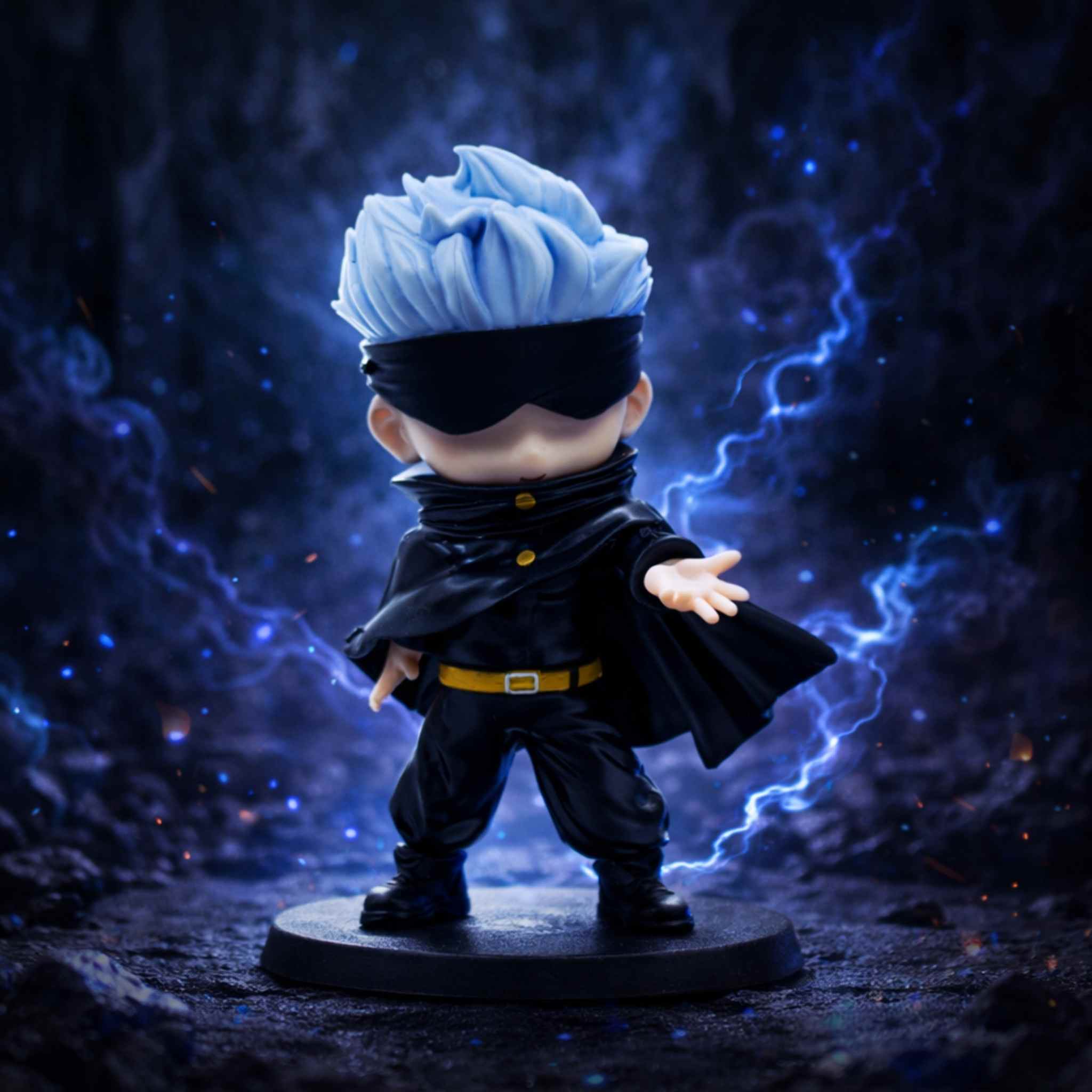 Gojo Satoru Jujutsu Kaisen Blindfold Mode Anime Figurine 1 Collectibles