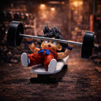 Goku Gym Workout Training Dragon Ball Z Action Figure Collectible 1 Collectibles