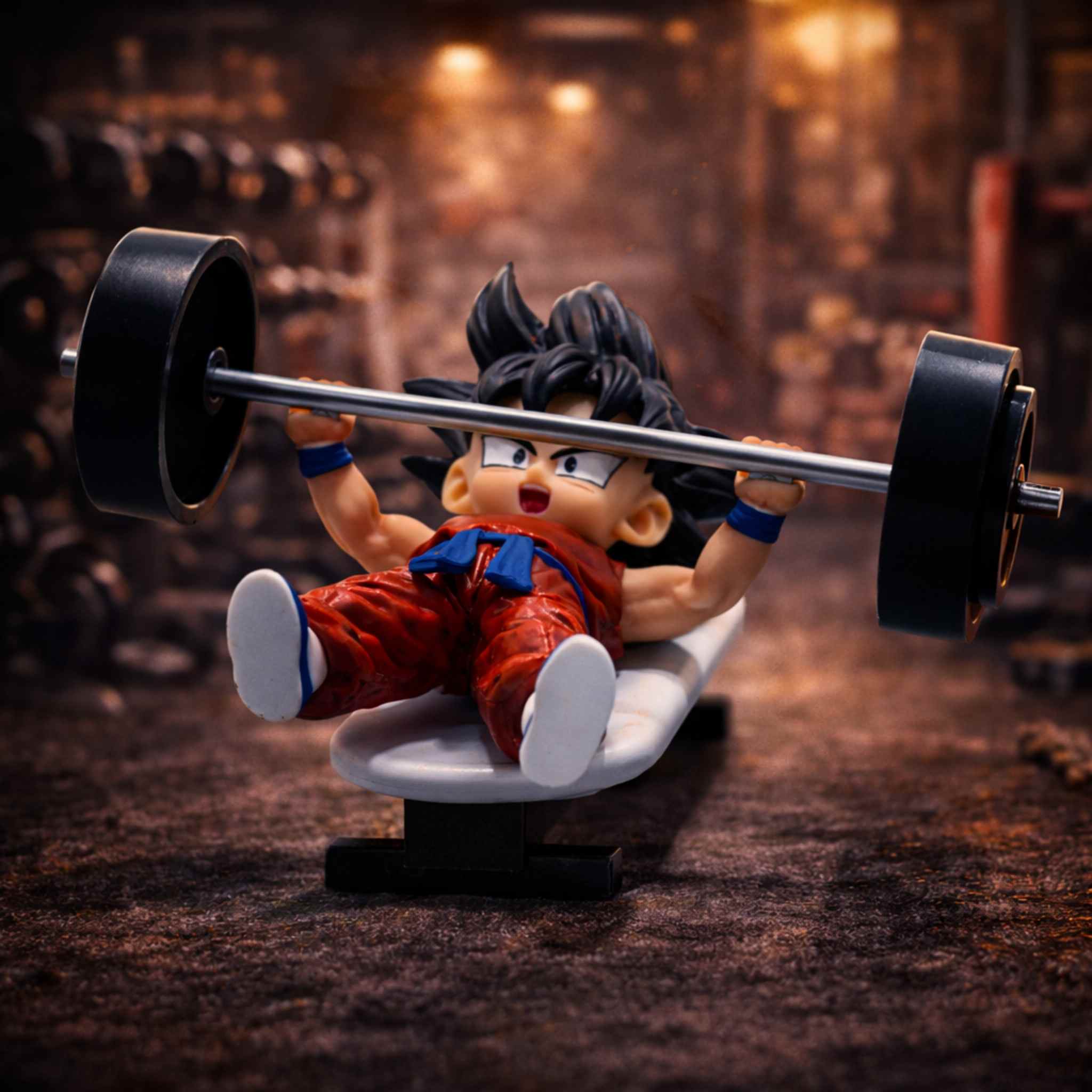 Goku Gym Workout Training Dragon Ball Z Action Figure Collectible 1 Collectibles