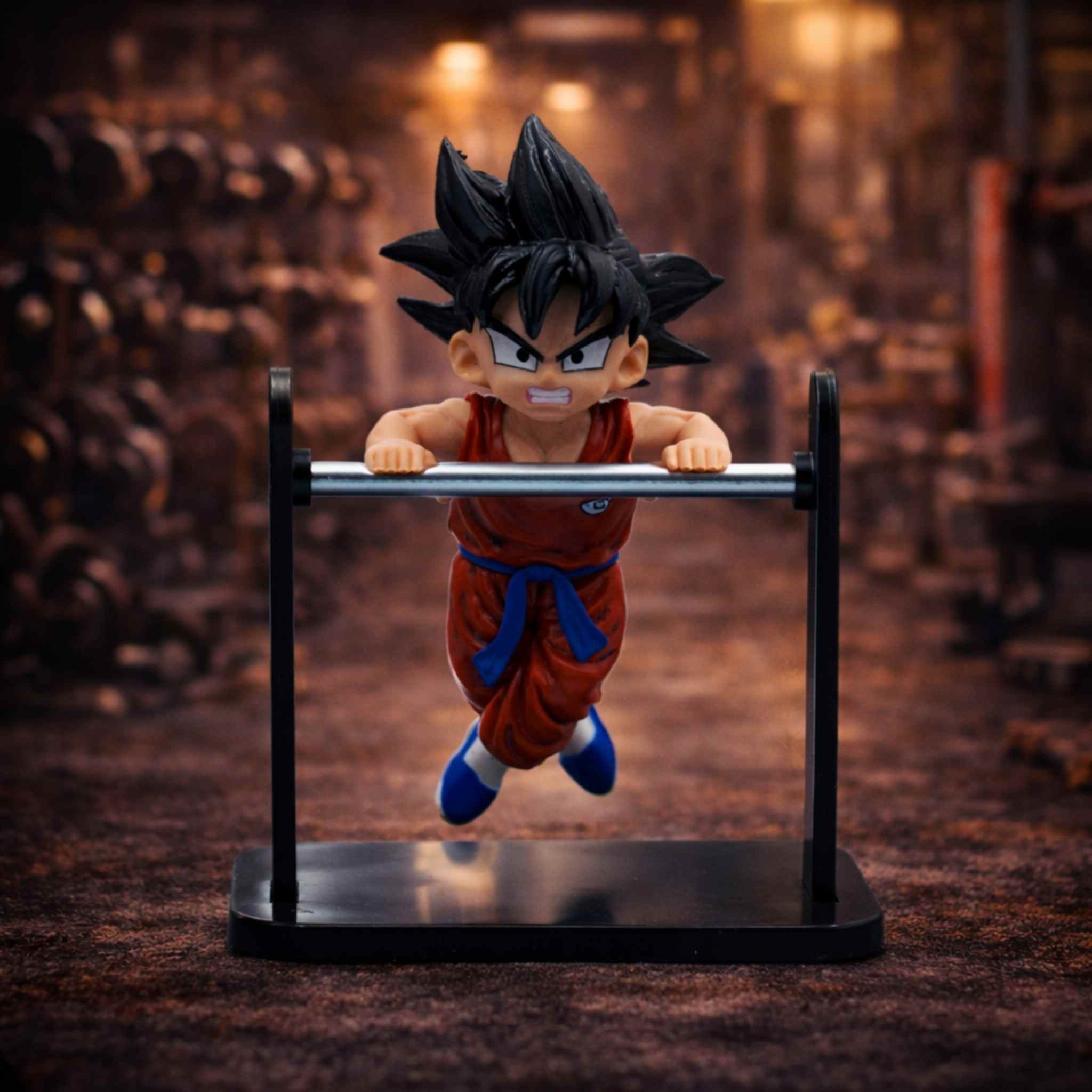 Goku PullUp Training Dragon Ball Z Anime Figure Collectible 1 Collectibles