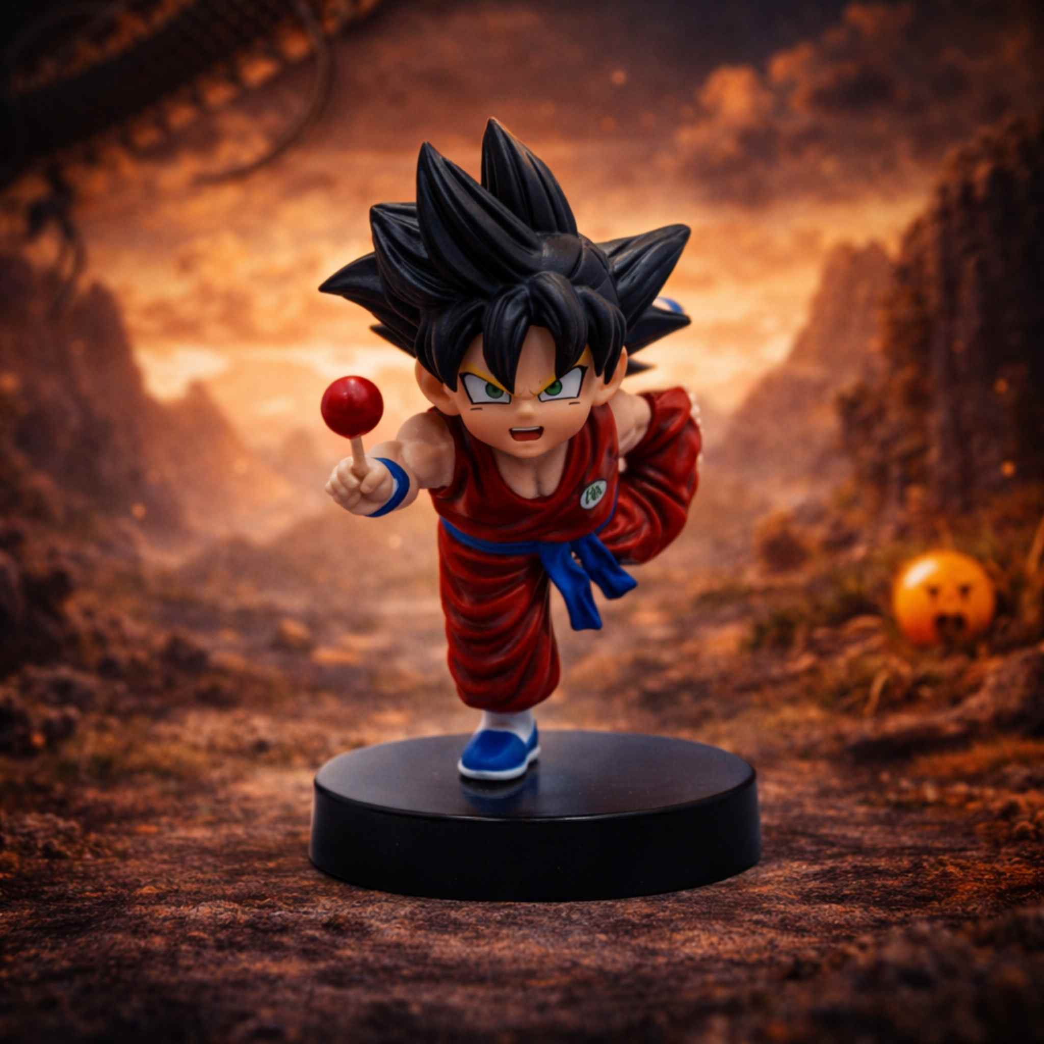 Goku Running Pose Dragon Ball Z Anime Figure Collectible 1 Collectibles