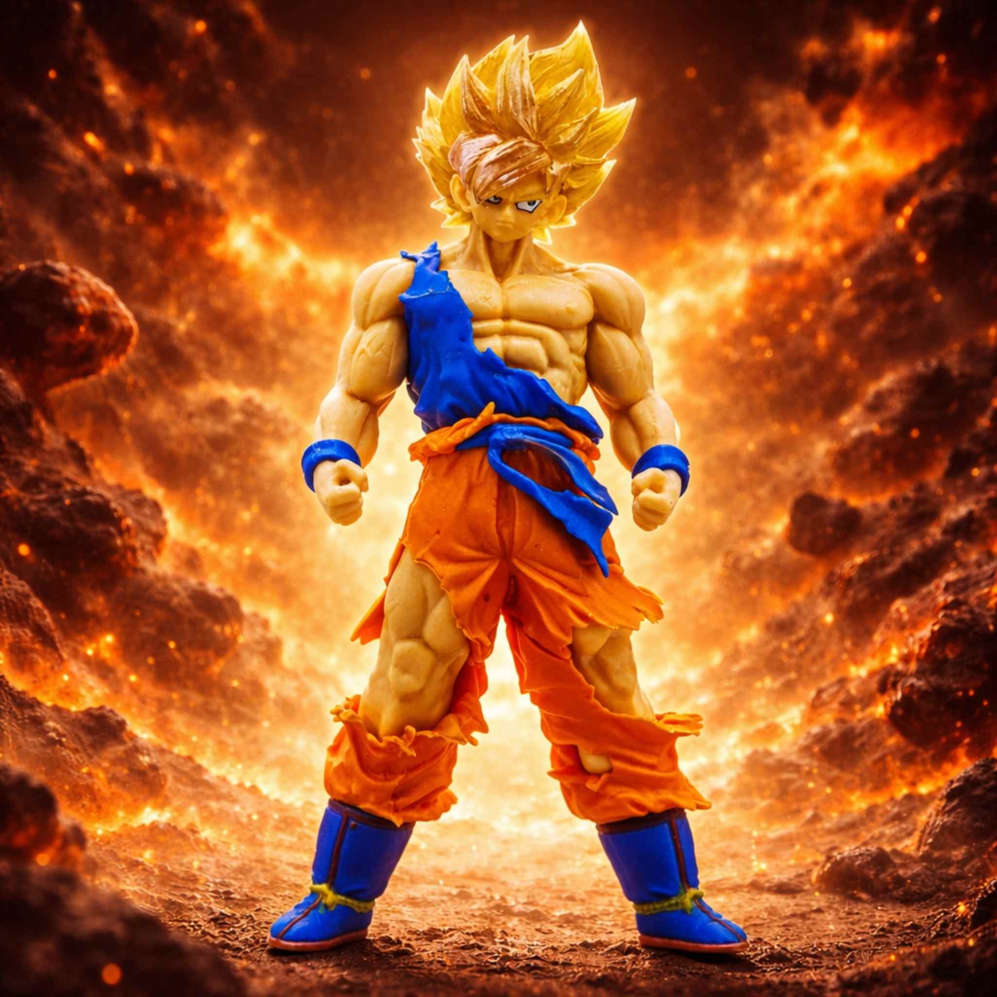 Goku Super Saiyan Classic Warrior Dragon Ball Z Anime Collectible 1 Collectibles