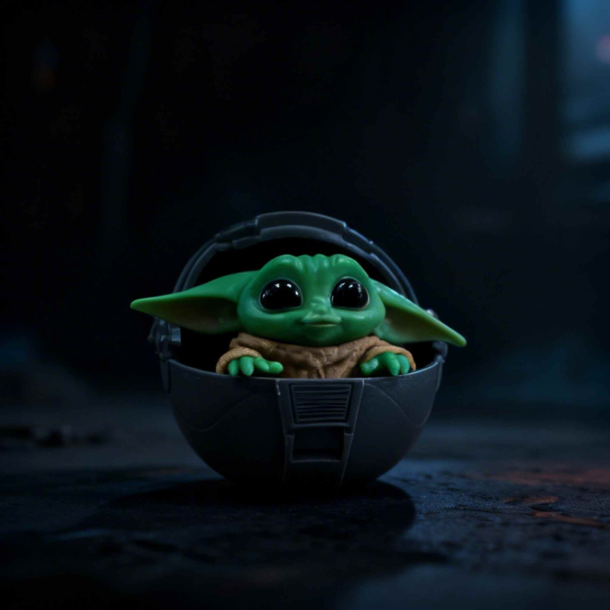 Grogu Pod Scene Star Wars Mandalorian Figure Collectible 1 Collectibles