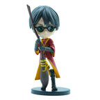 Harry Potter Chibi Figure with Broomstick Cute Collectible Toy 2 
