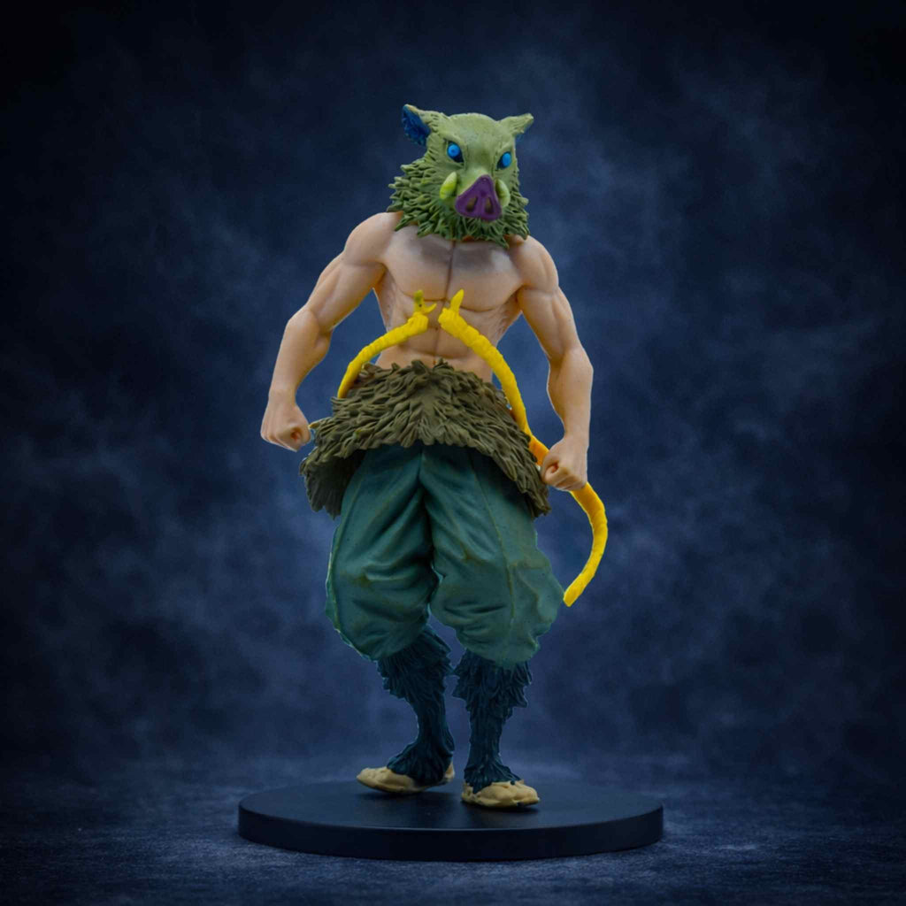 Inosuke Hashibira Boar Mask Anime Action Figure Collectible 1 Collectibles