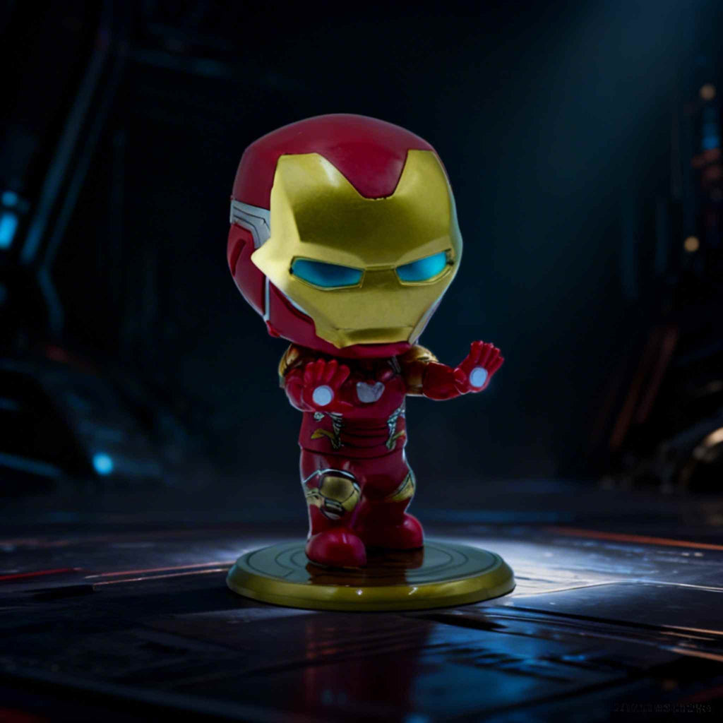 Iron Man Armor Suit Mini Figure Marvel Avengers Collectible Figure 1 Collectibles