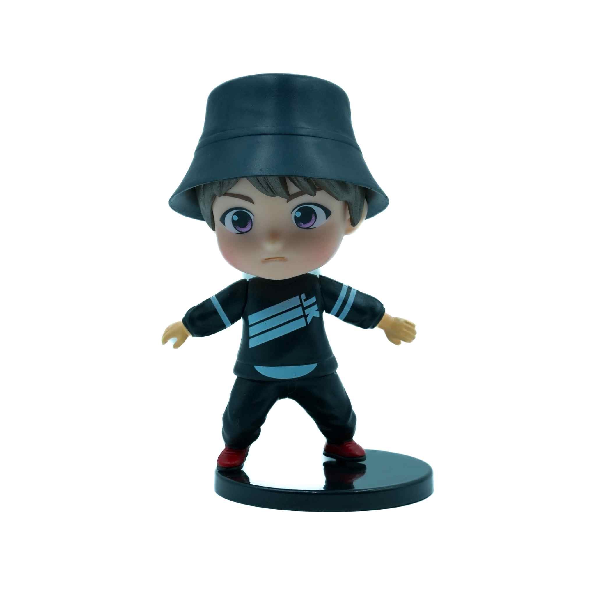 Jeon Jungkook Bucket Hat Style BTS Mini Figure Kpop Collectible Figure