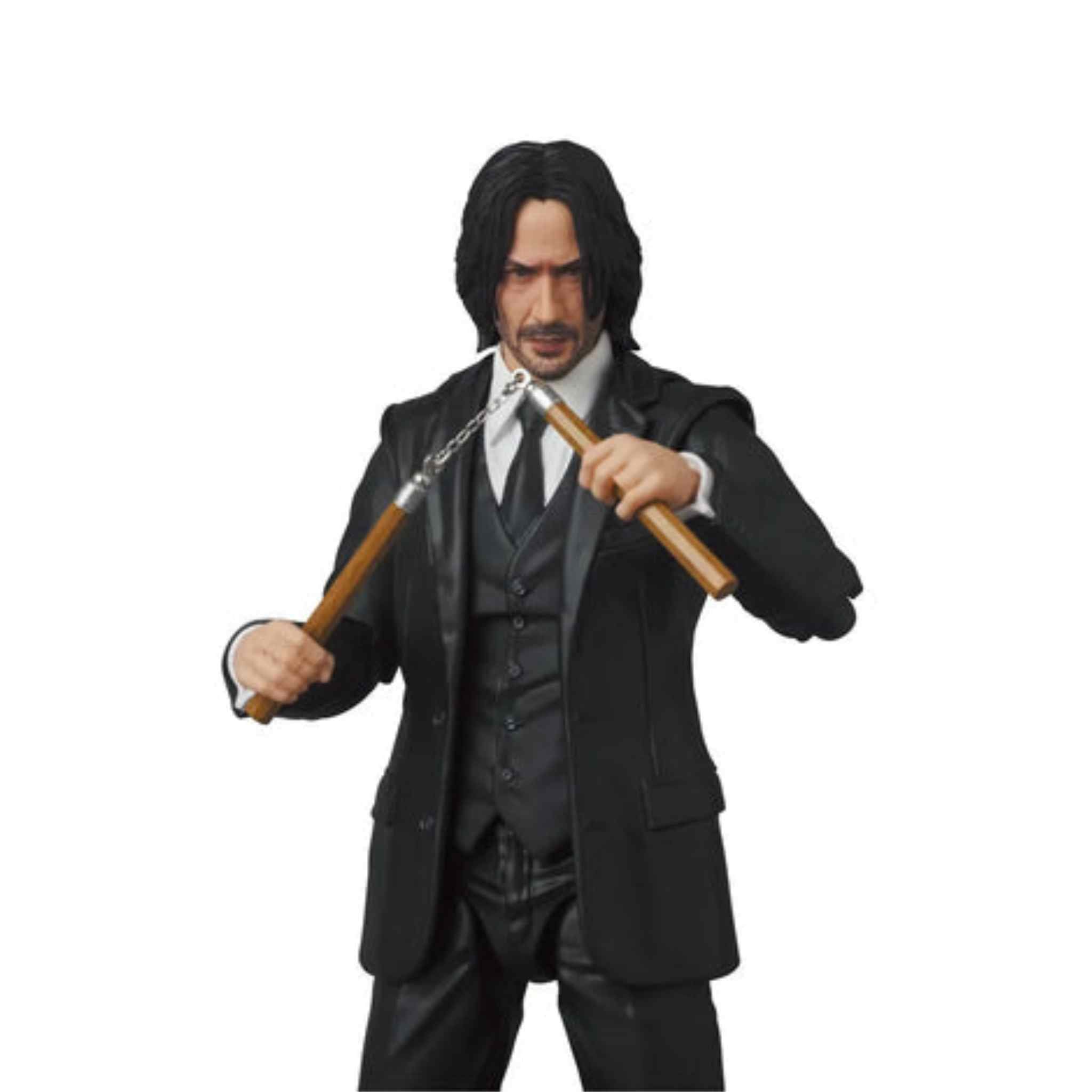 Mafex 212 John Wick Chapter 4 Action Figure – Collectible Figure with Weapons & Accessories