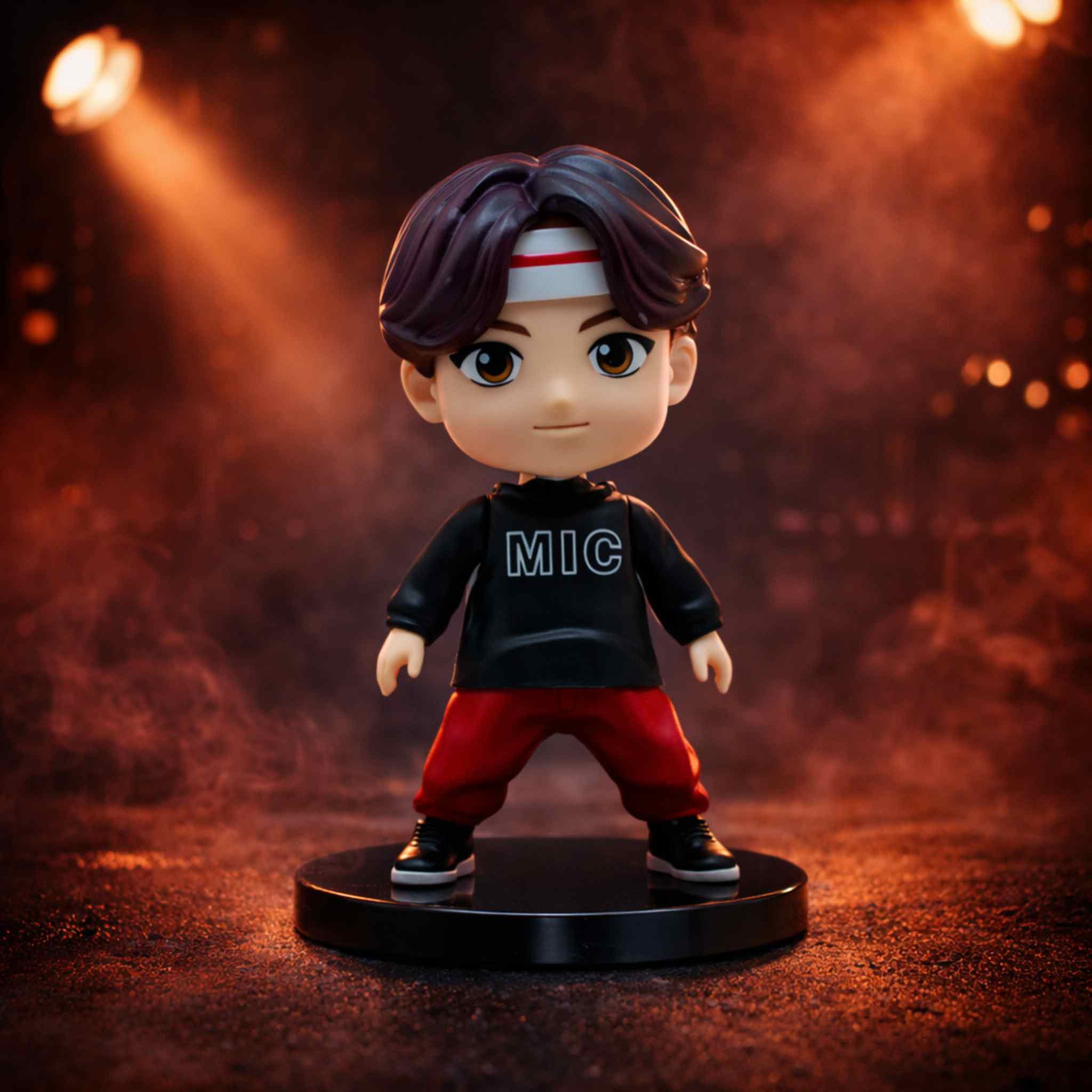 Jung Hoseok J Hope Mic Drop Performance Style BTS Mini Figure Kpop Collectible Figure