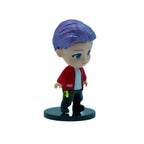 Kim Namjoon RM Purple Hair Style BTS Mini Figure Kpop Collectible Figure