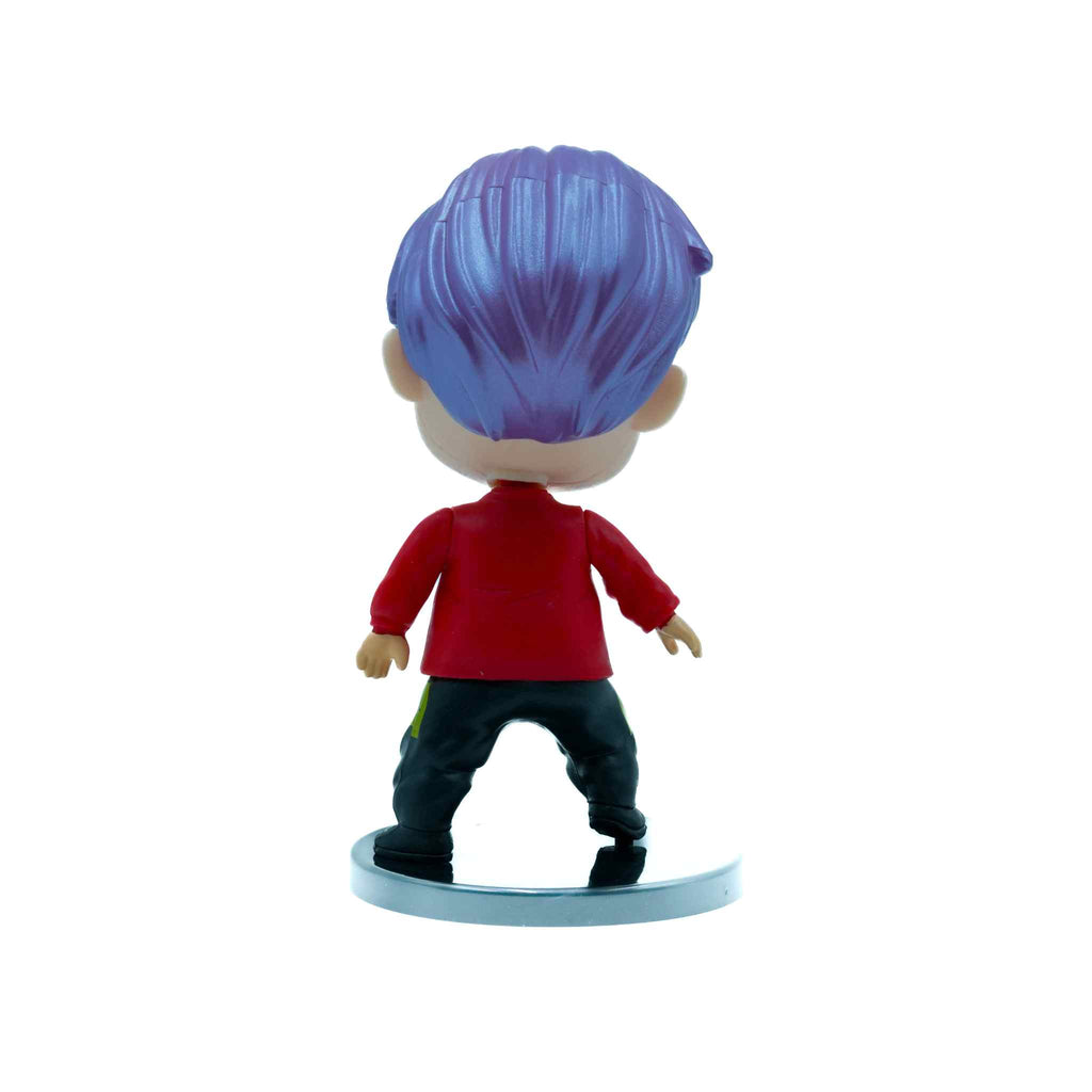 Kim Namjoon RM Purple Hair Style BTS Mini Figure Kpop Collectible Figure