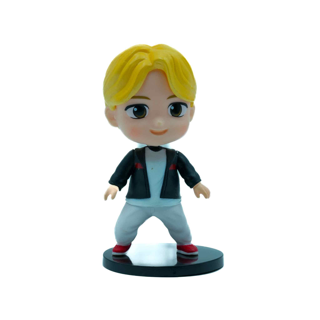 Kim Seokjin Jin Blonde Hair BTS Mini Figure Kpop Collectible Figure