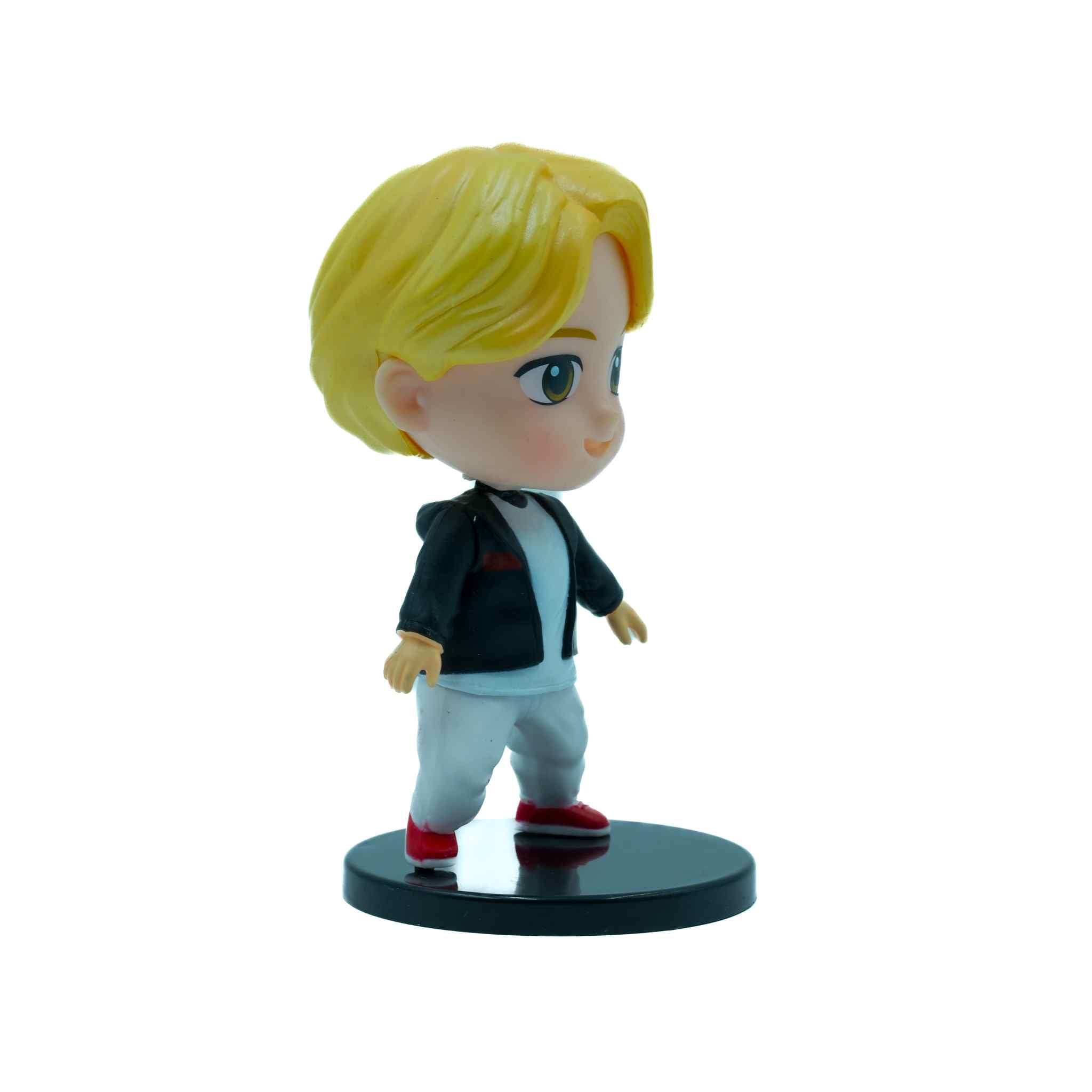 Kim Seokjin Jin Blonde Hair BTS Mini Figure Kpop Collectible Figure