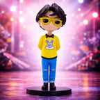 Kim Taehyung ‘V’ BTS Figure Yellow Glasses, Cute Fashion Style KPop Collectible 1 Collectibles