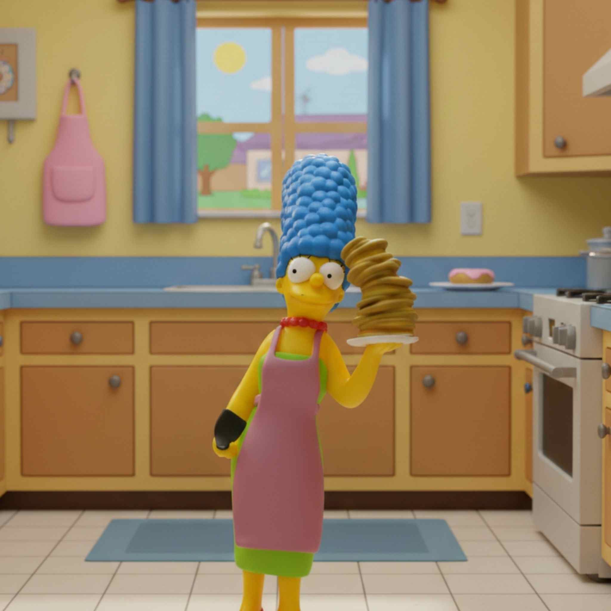 Krusty the Clown Simpson Toy Figure 1 Collectibles