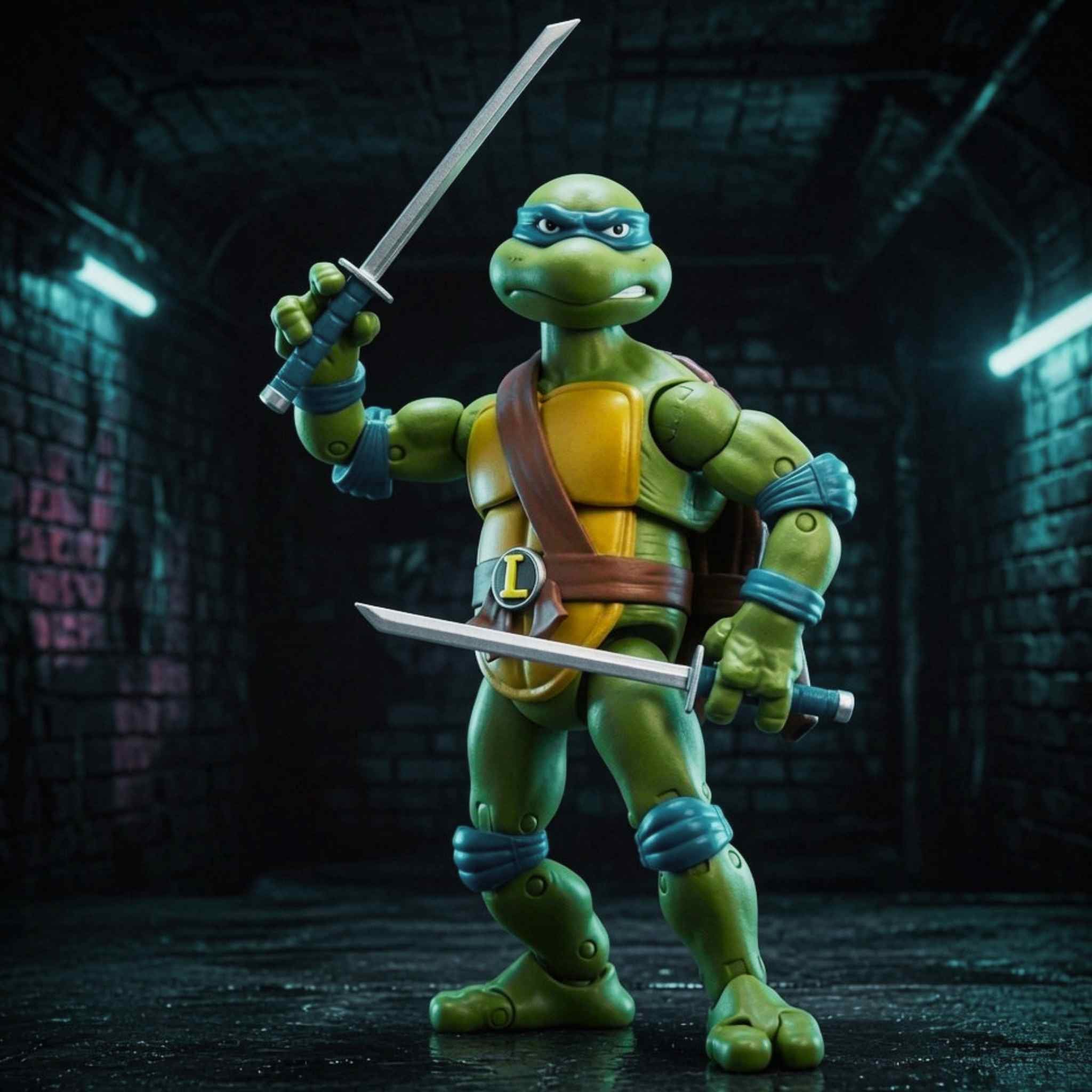 Leonardo Teenage Mutant Ninja Turtles Action Figure Collectible – Classic TMNT Figure
