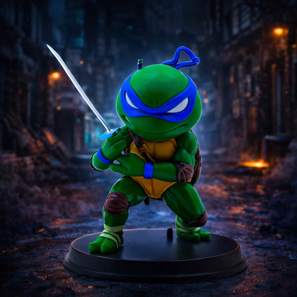 Leonardo Ninja Turtle Collectible Katana Action Figure Blue Mask 1 Collectibles