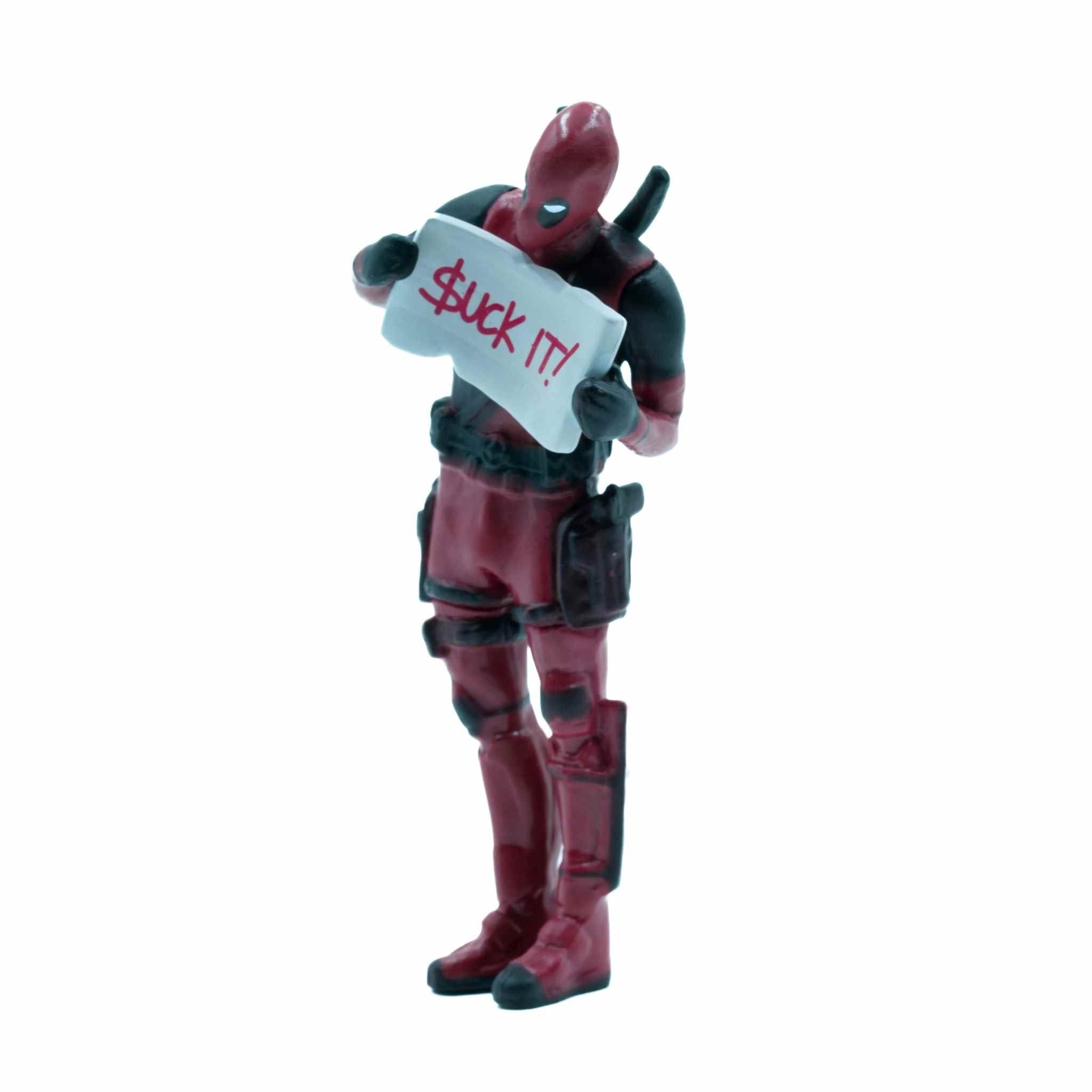 Marvel Deadpool Action Superhero Chibi Figurine 3 