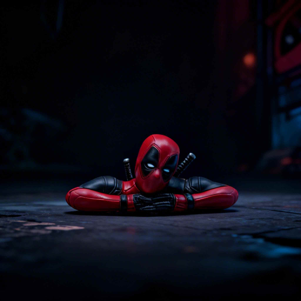 Marvel Deadpool Funny Split Pose Chibi Figurine 1 Collectibles