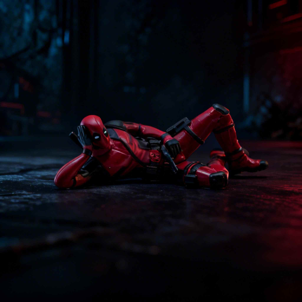 Marvel Deadpool Relaxing Pose Chibi Figurine 1 Collectibles