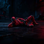 Marvel Deadpool Relaxing Pose Chibi Figurine 1 Collectibles
