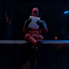 Marvel Deadpool Sitting Pose Chibi Figurine 1 Collectibles