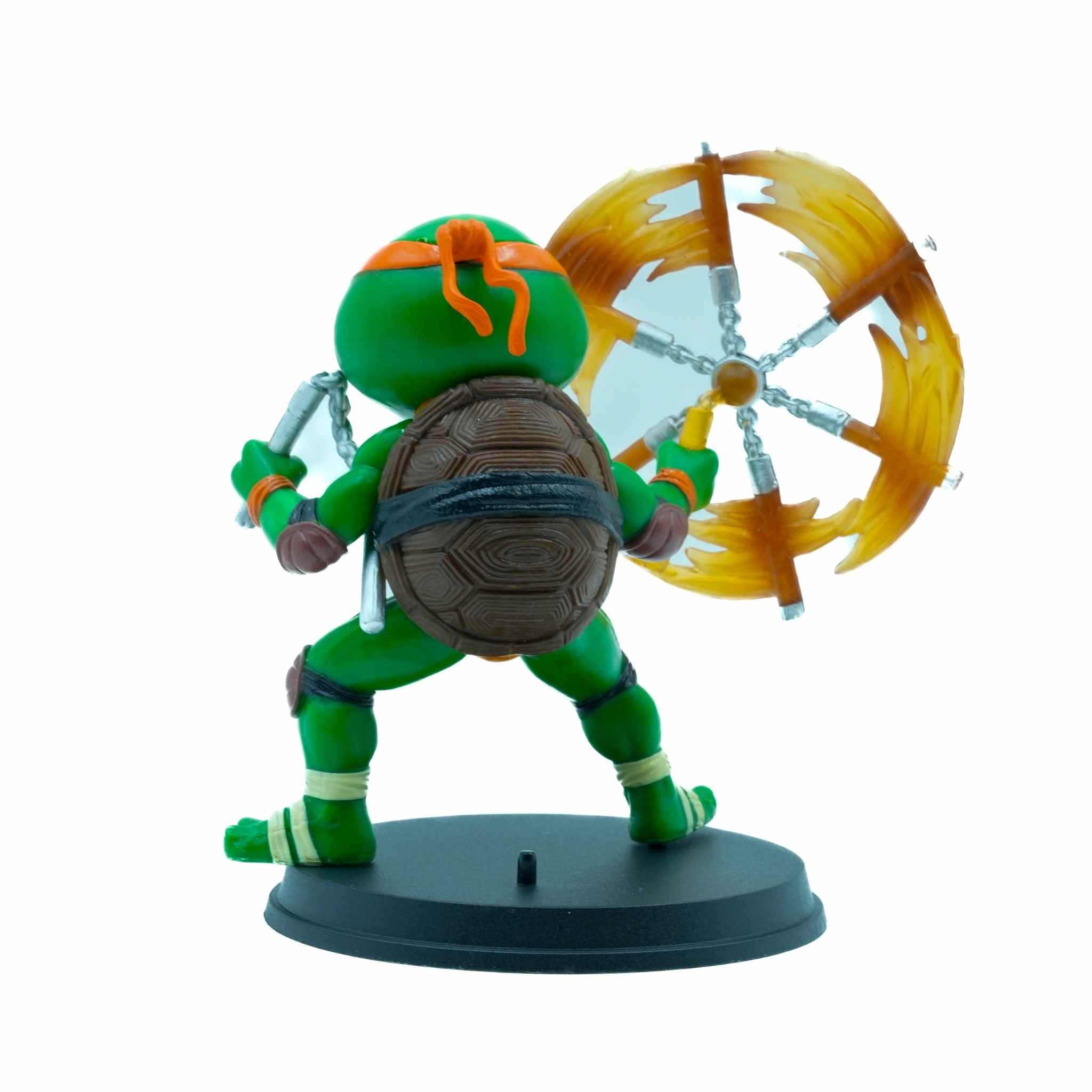 Michelangelo Ninja Turtle Collectible Nunchaku Action Figure Orange Mask 4 