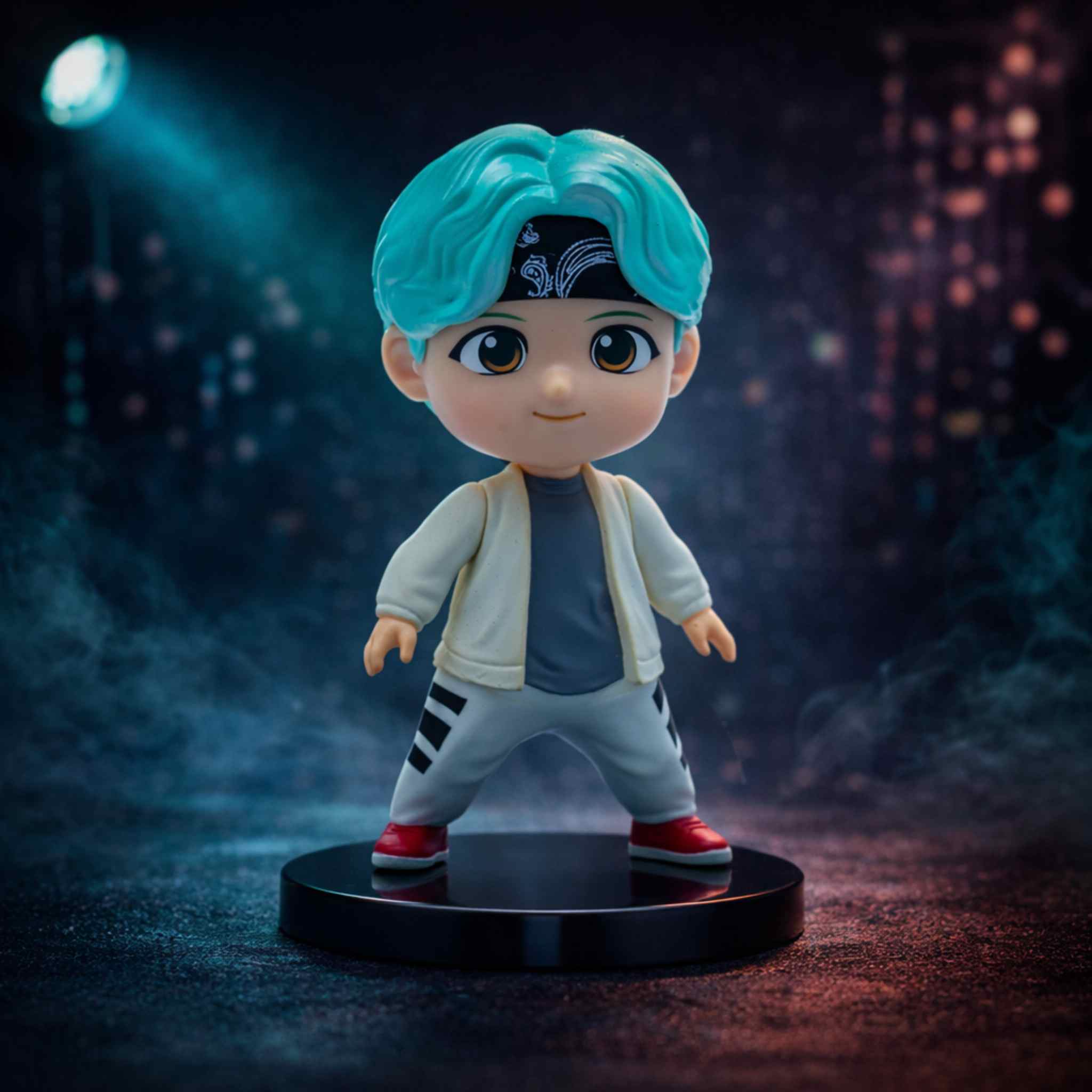 Min Yoongi Suga Casual Style BTS Mini Figure Kpop Collectible Figure
