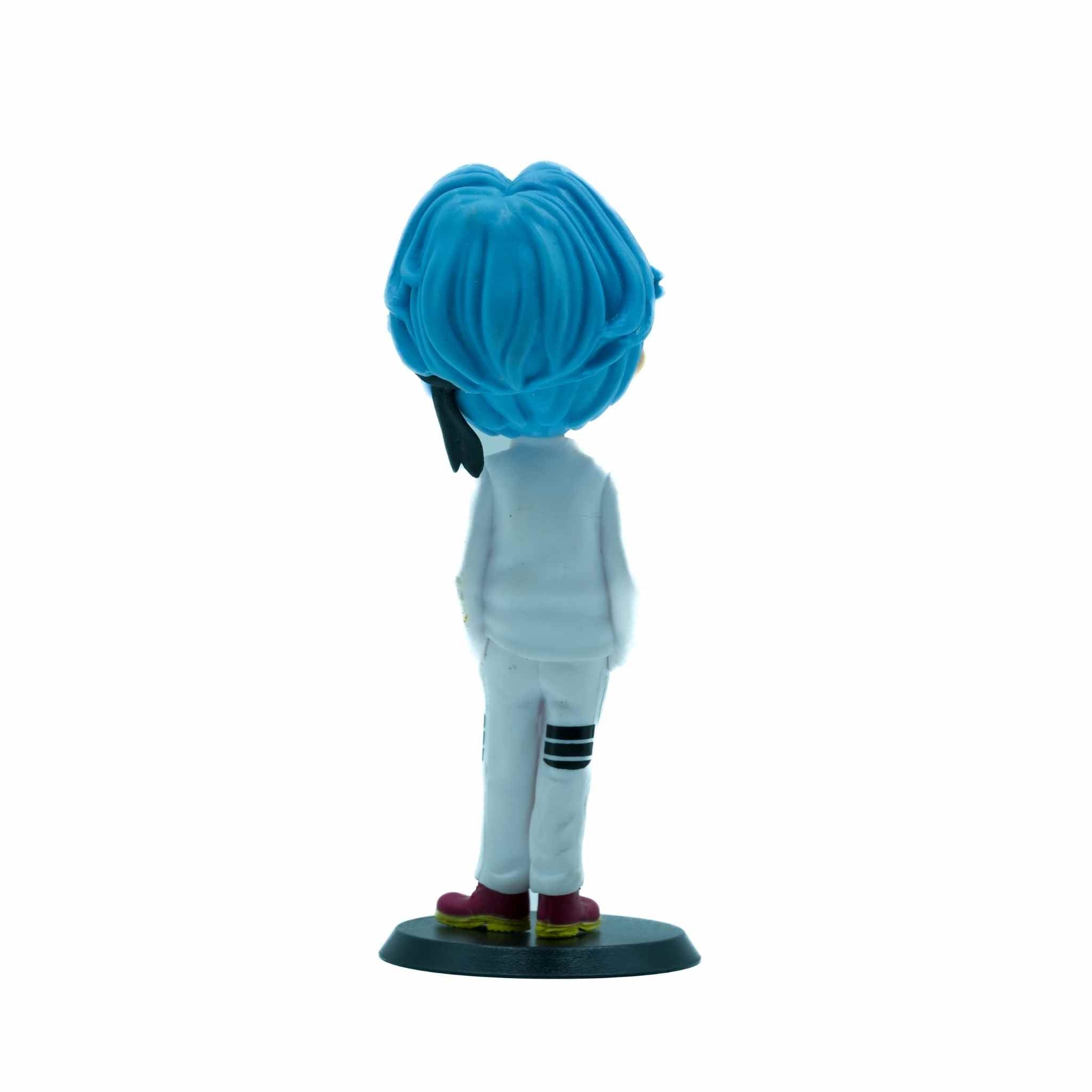 Min Yoongi ‘Agust D’ BTS Figure Blue Hair Bandana KPop Collectible 4 