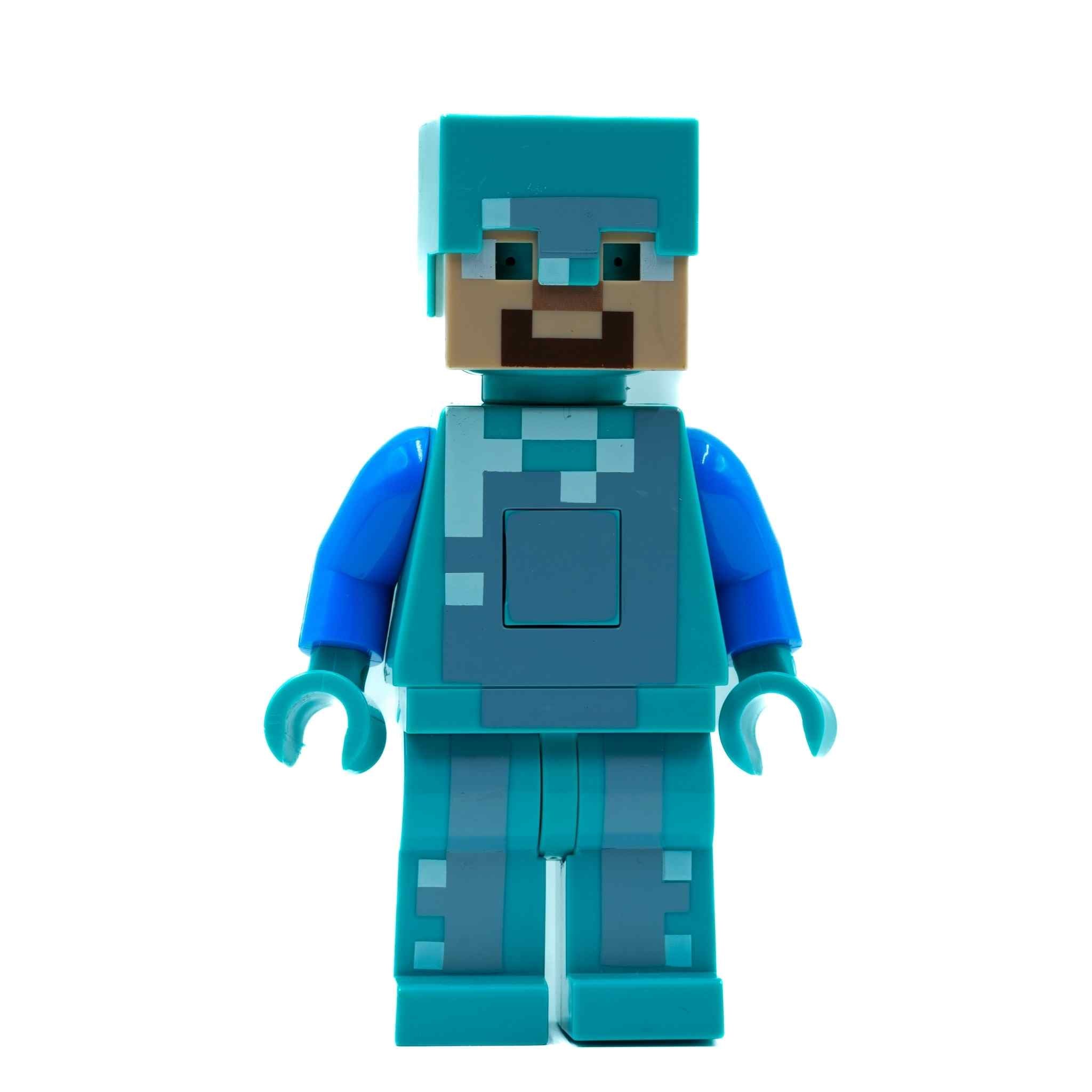 Minecraft Steve Block Style Action Figure Toy 2 