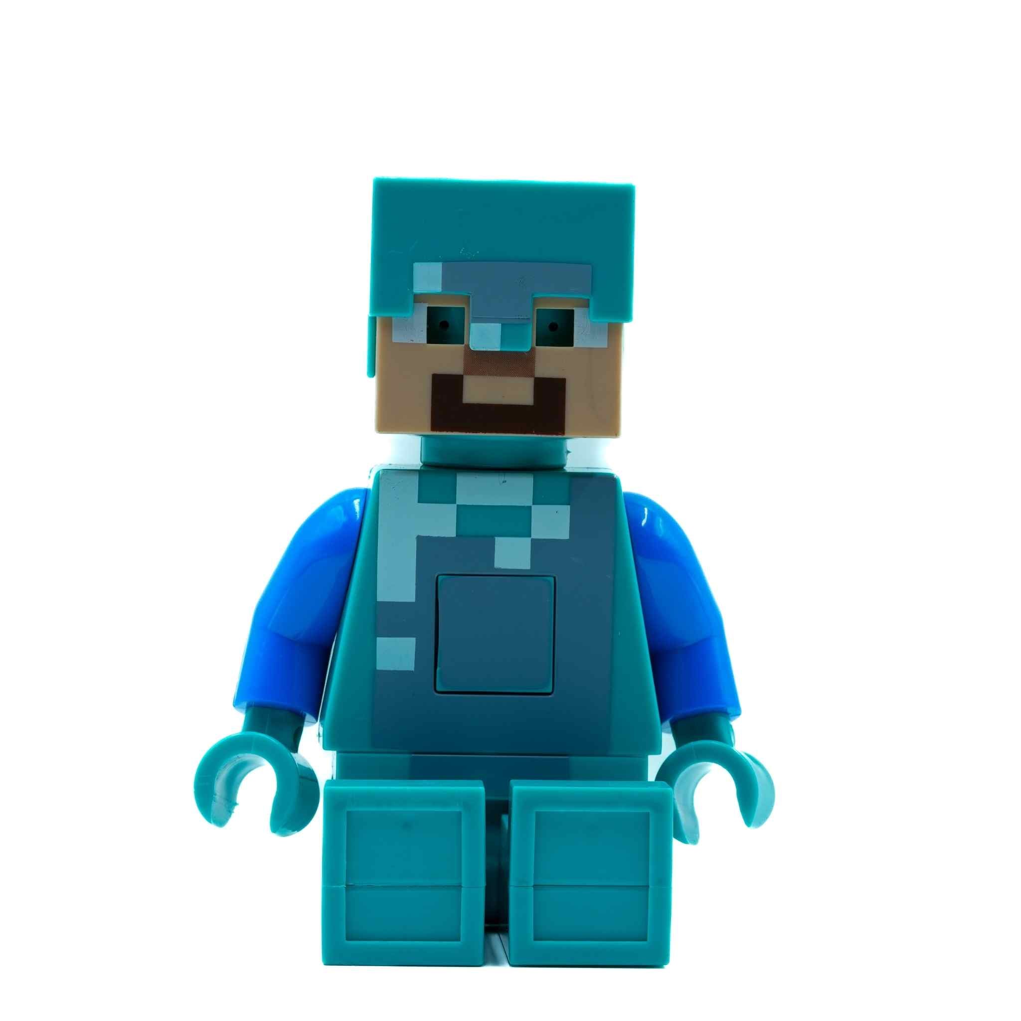 Minecraft Steve Block Style Action Figure Toy 3 